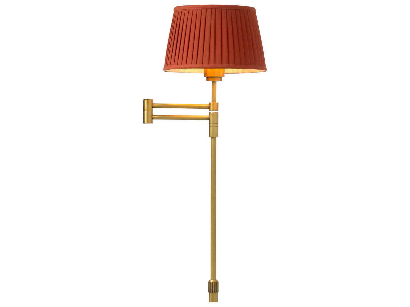 Eichholtz Corbin Brushed Brass Traditional Floor Lamp