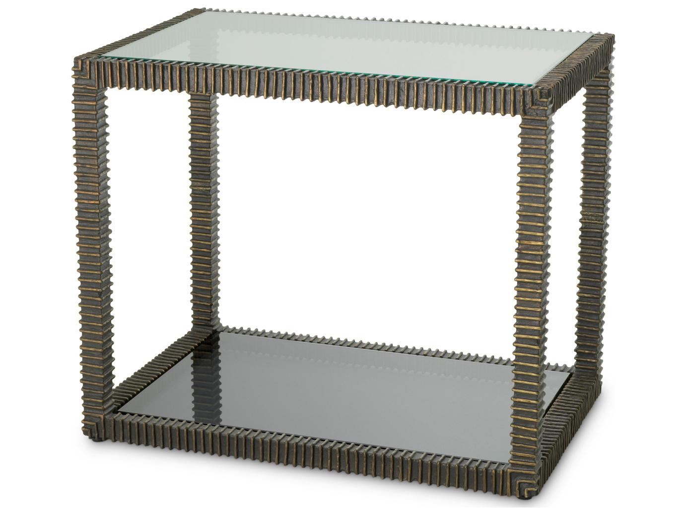 Eichholtz Rectangular Glass End Table