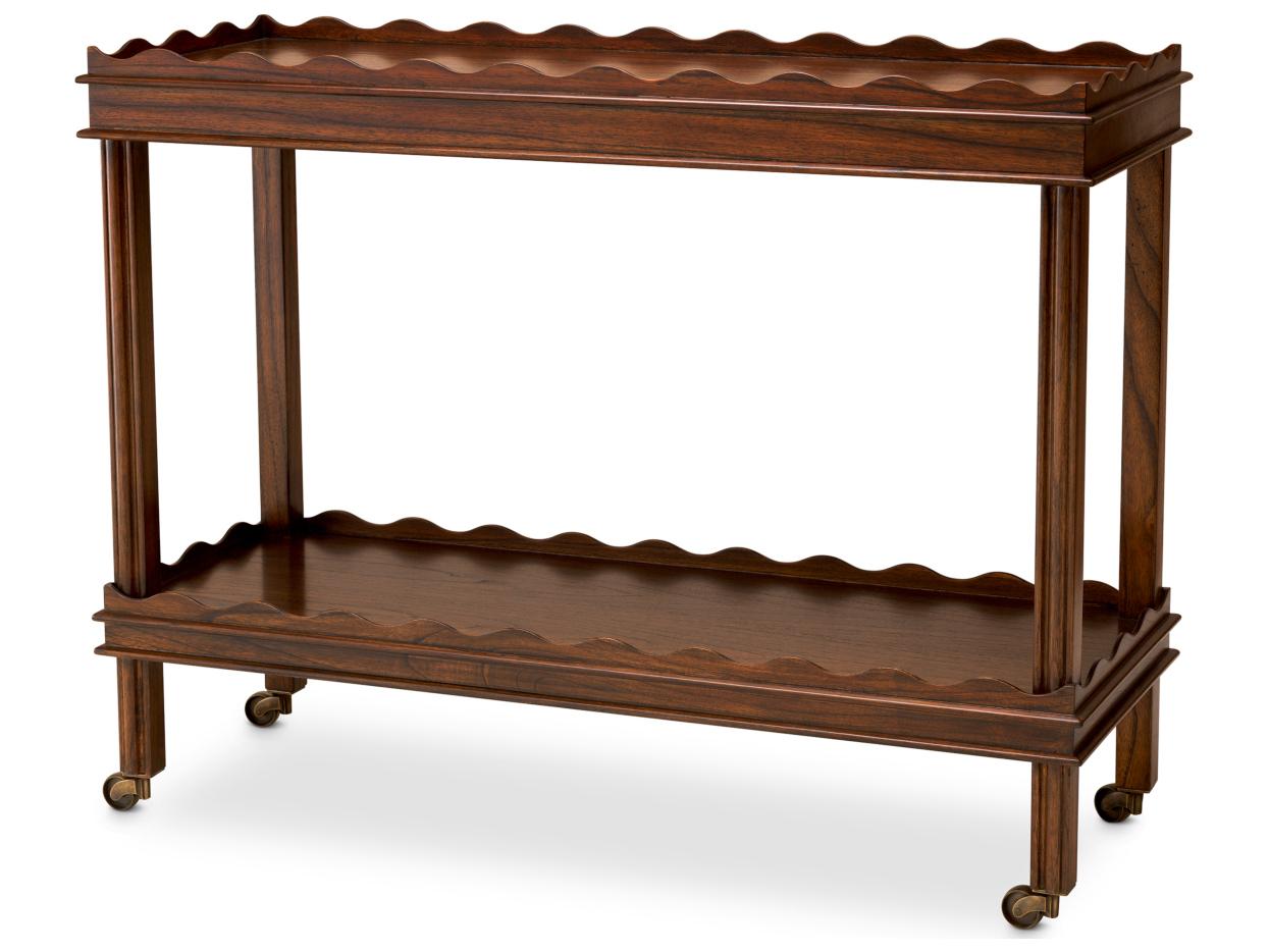 Eichholtz Wood Classic Brown Bar Cart