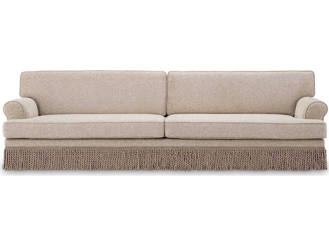 Eichholtz Madison Palmer Beige Upholstered Sofa