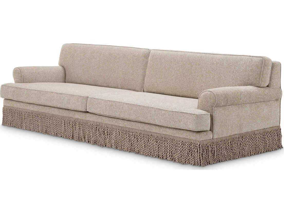 Eichholtz Madison Palmer Beige Upholstered Sofa