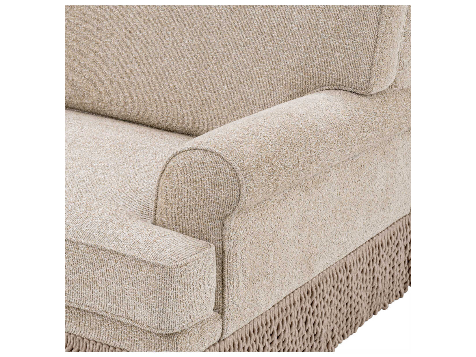Eichholtz Madison Palmer Beige Upholstered Sofa