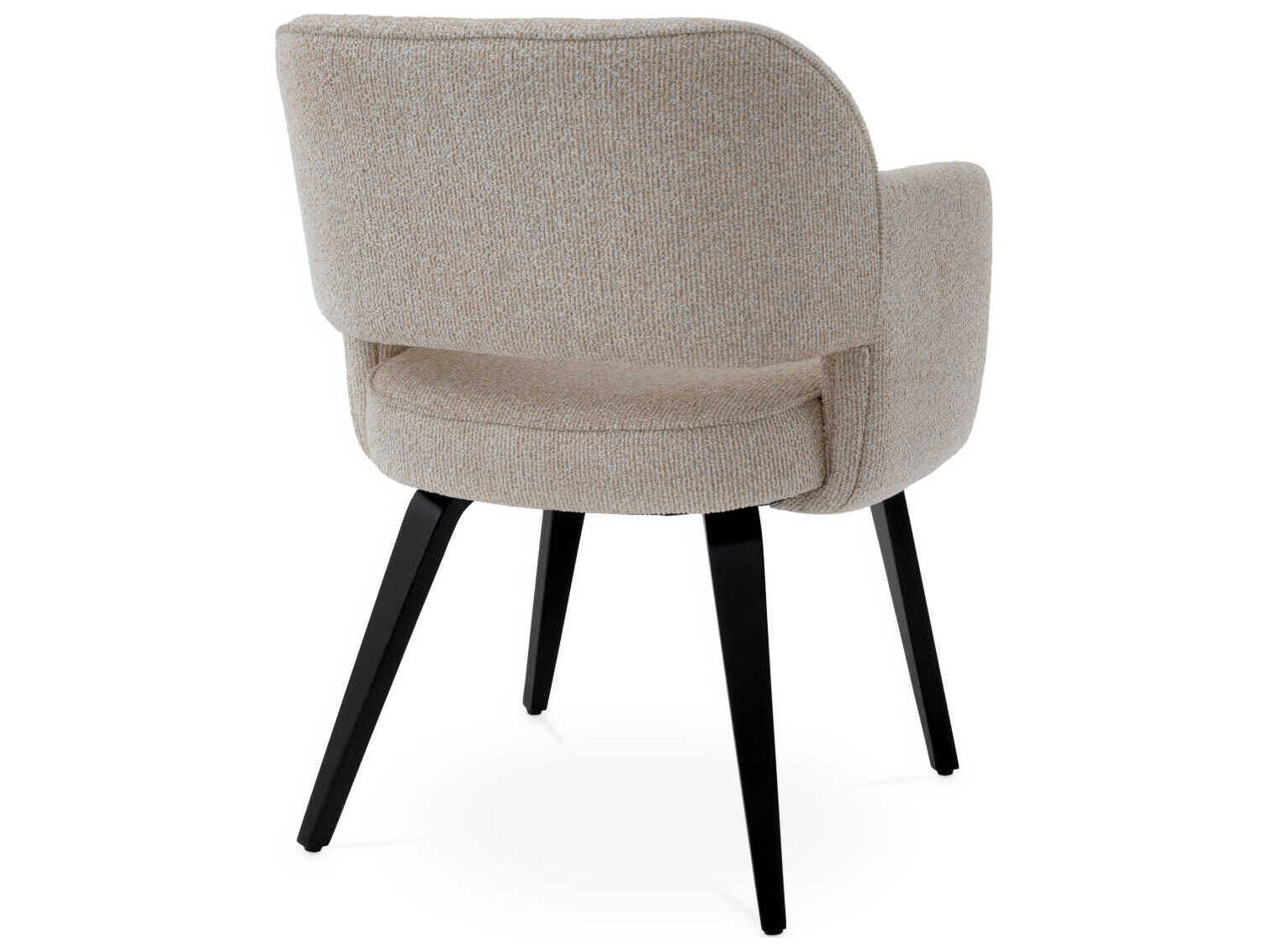 Eichholtz Park Beige Upholstered Arm Dining Chair