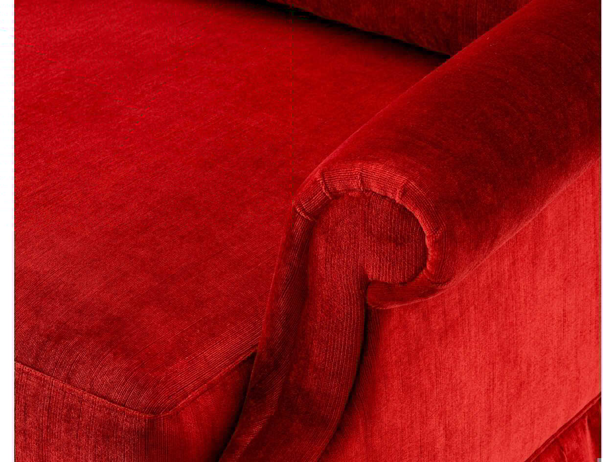 Eichholtz Verplanck Red Velvet Accent Chair