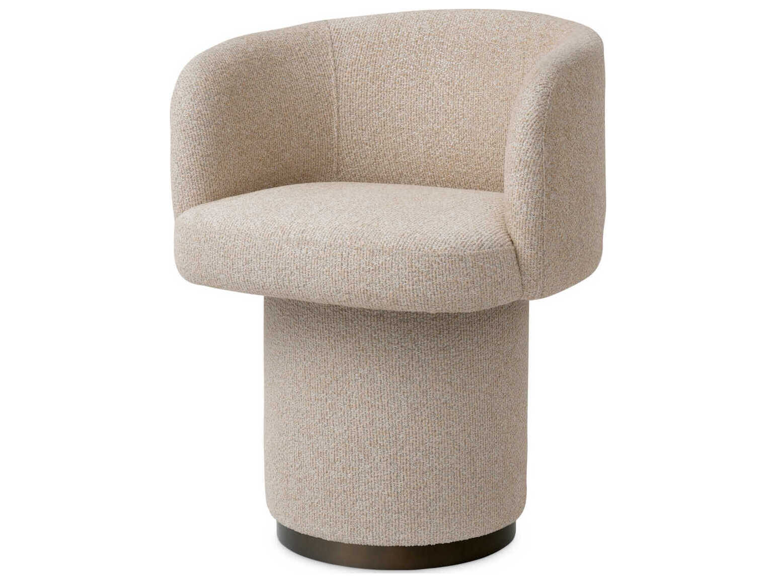 Eichholtz Marly Beige Upholstered Arm Dining Chair