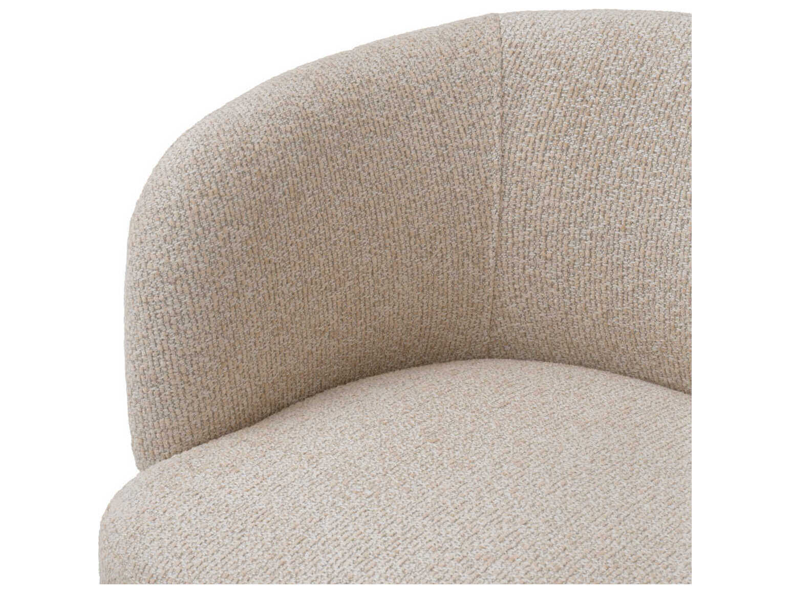 Eichholtz Marly Beige Upholstered Arm Dining Chair