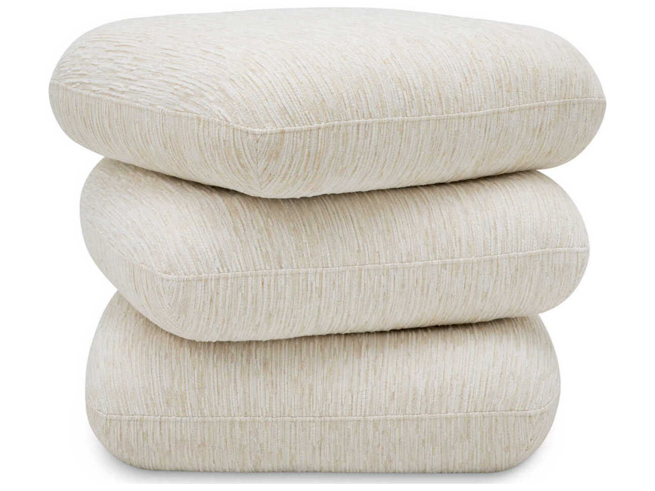 Eichholtz Greenwich White Upholstered Accent Stool