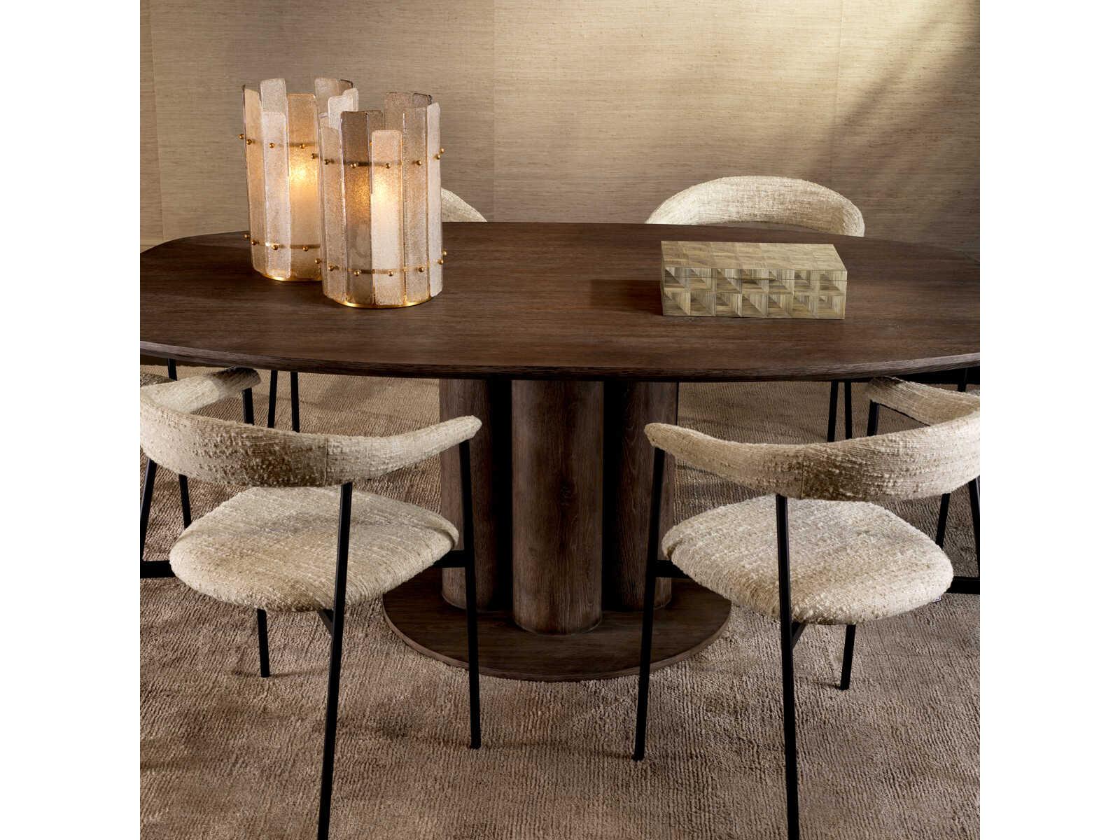 Eichholtz Westwood Oak Wood Dining Room Set