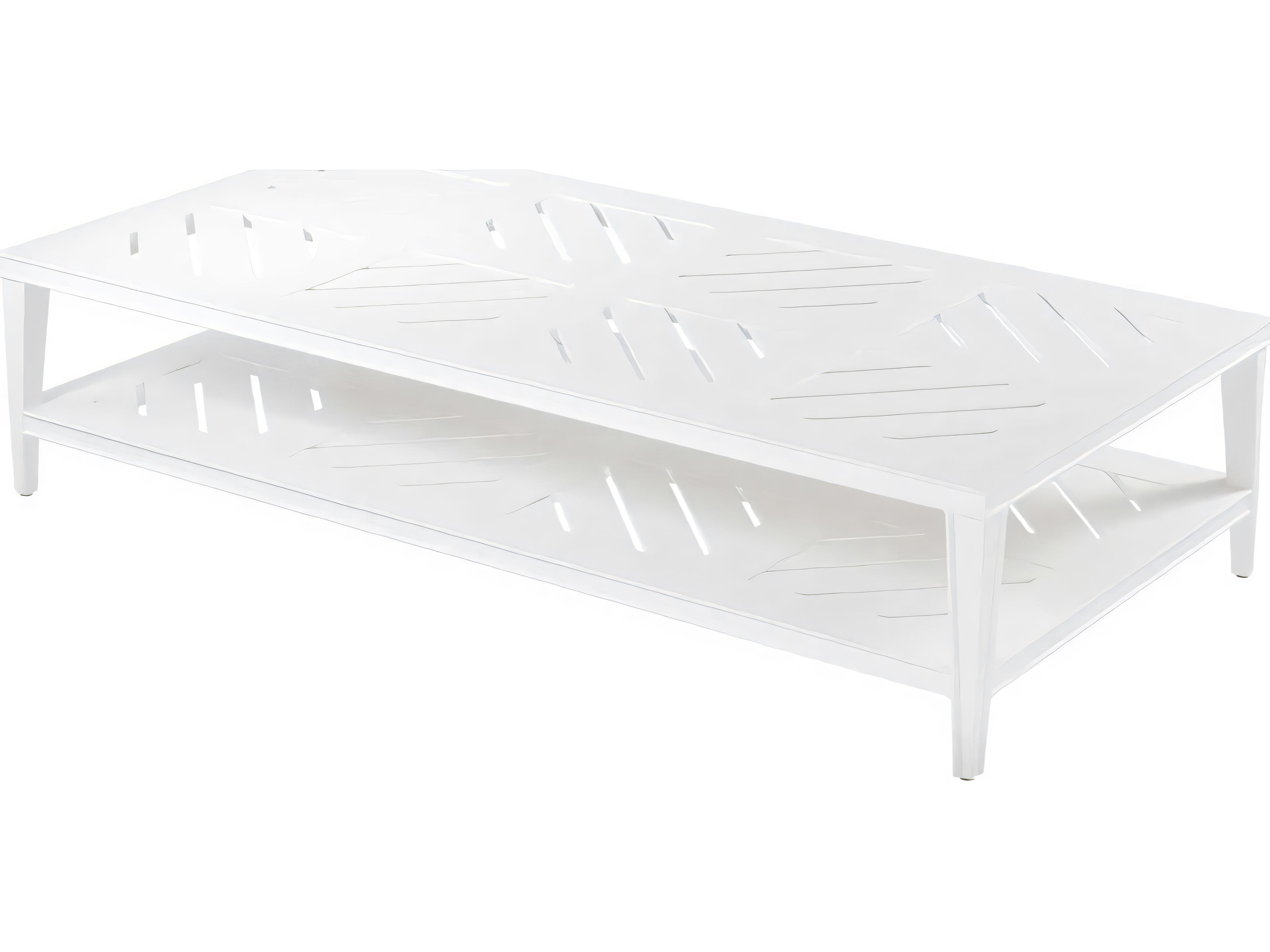 Eichholtz Outdoor White Finish Coffee Table