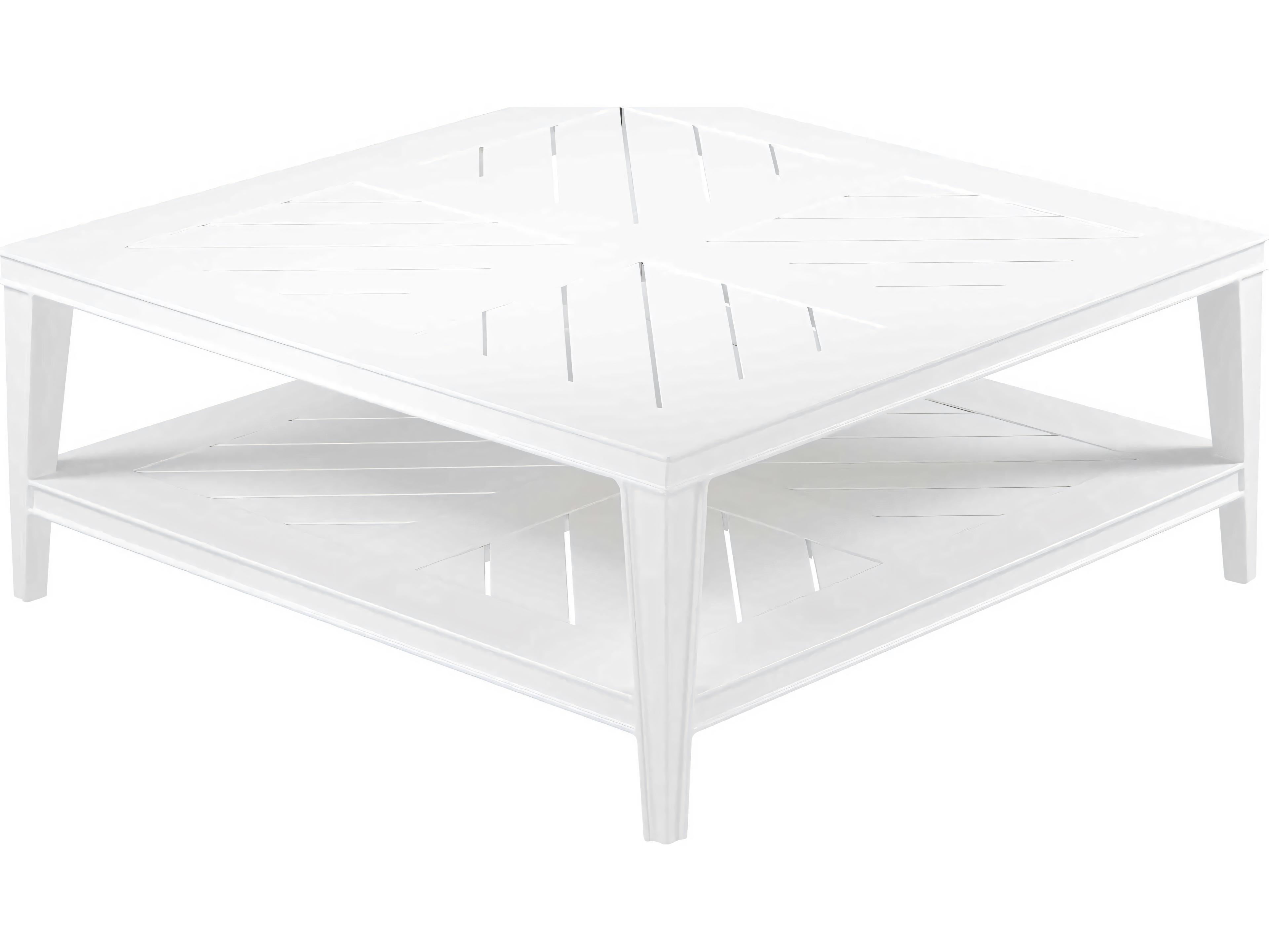 Eichholtz Outdoor White Finish Coffee Table