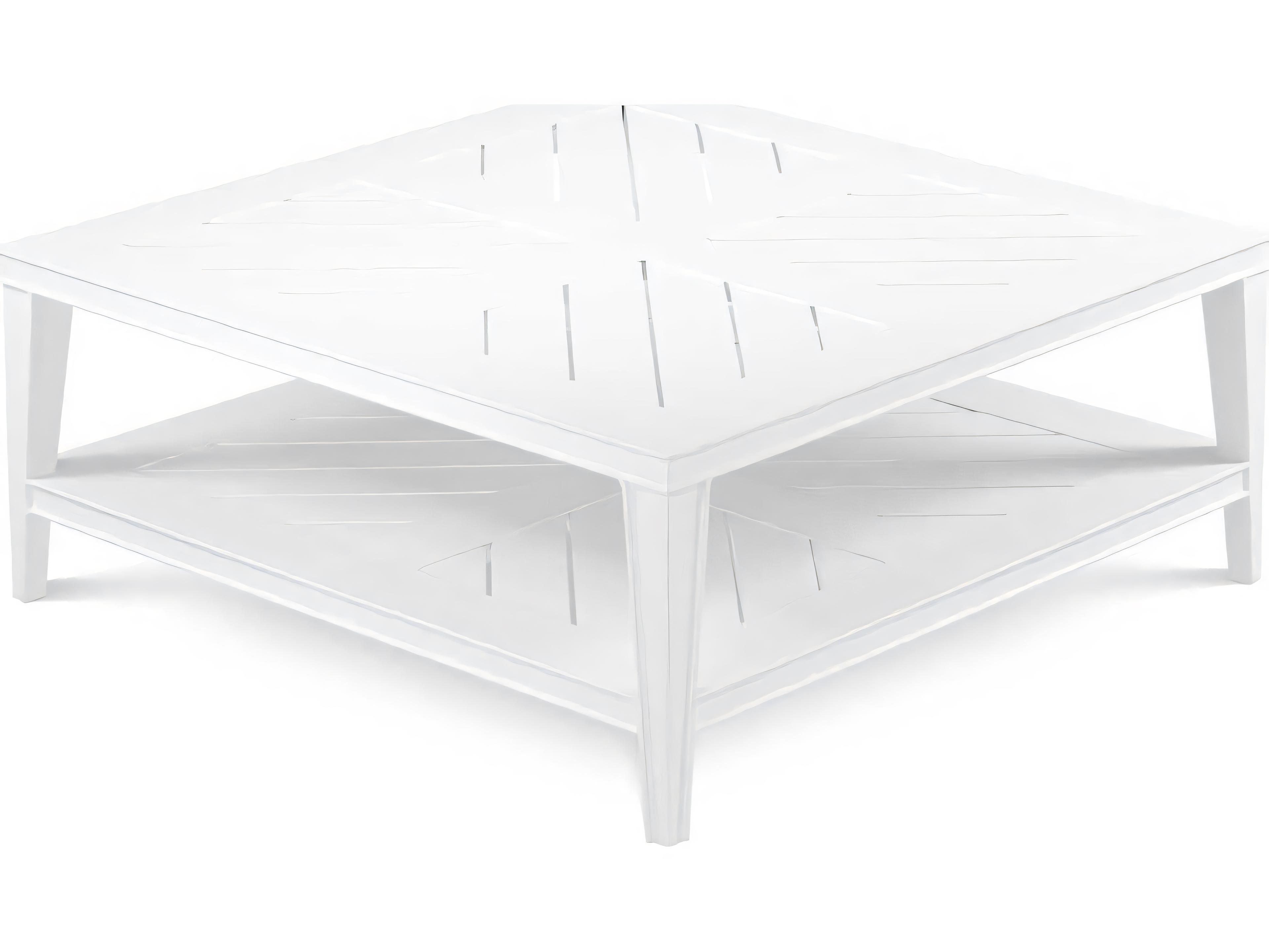 Eichholtz Outdoor White Finish Coffee Table
