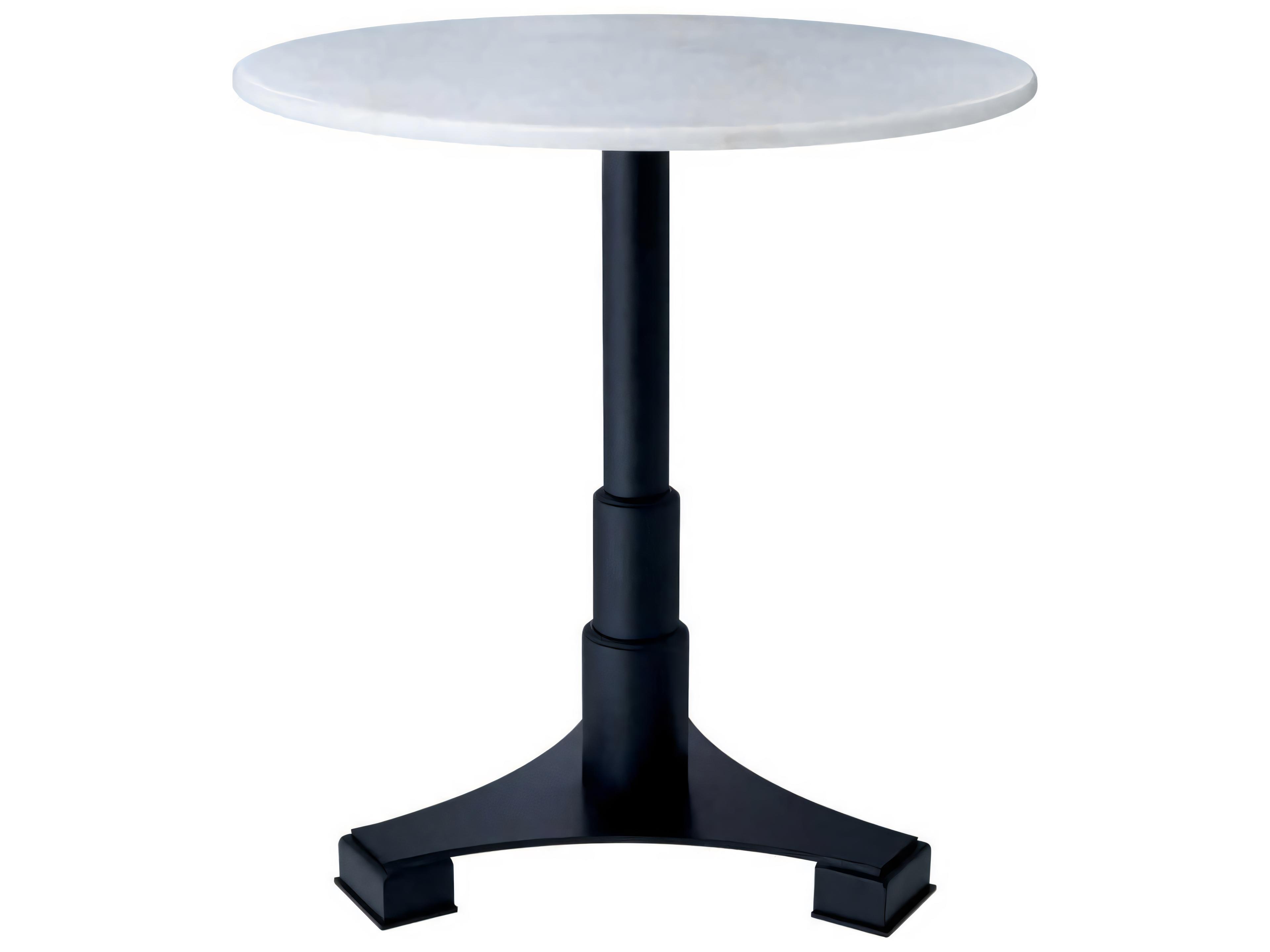 Eichholtz Mercier Round White Marble Dining Table