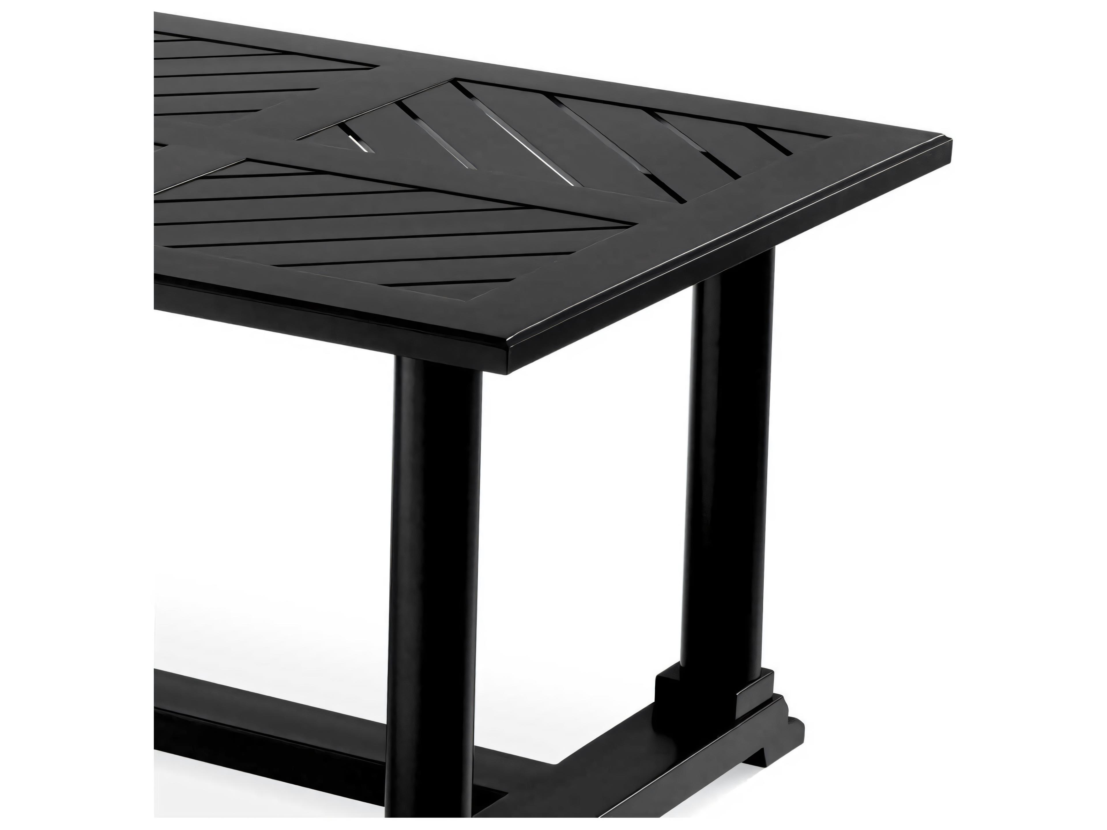 Eichholtz Outdoor Black Finish Dining Table