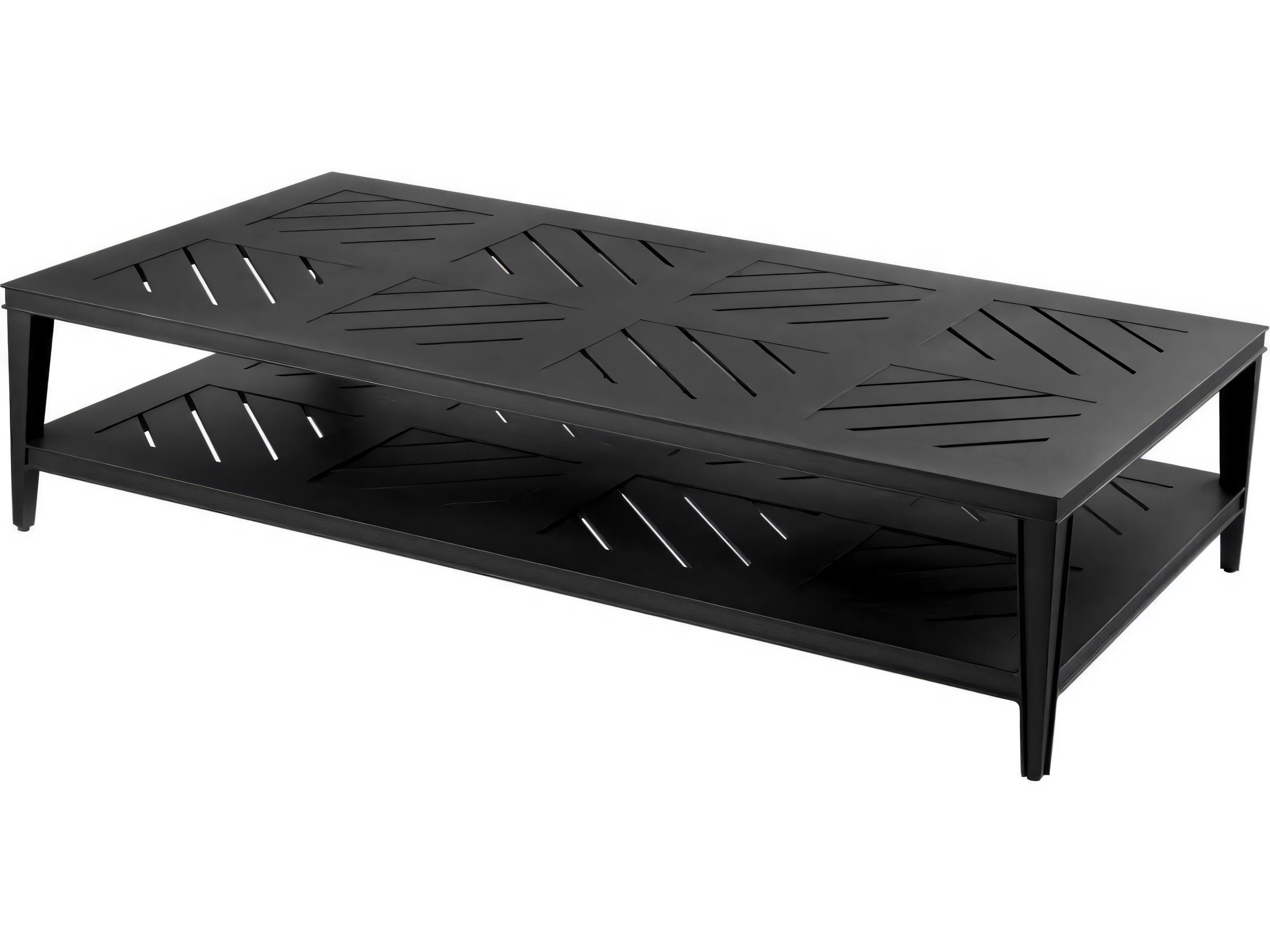 Eichholtz Outdoor Black Finish Coffee Table
