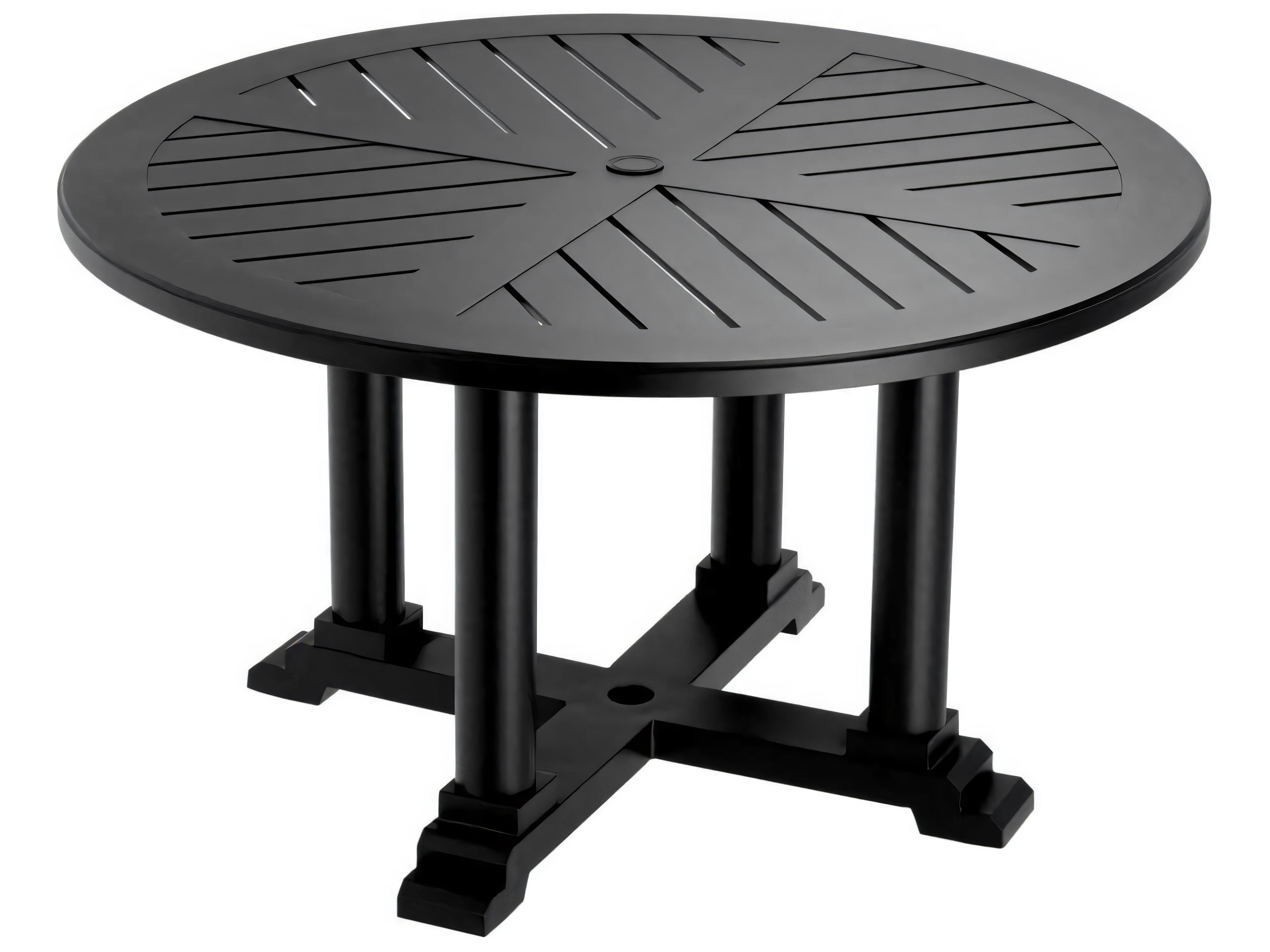 Eichholtz Outdoor Black Finish Dining Table