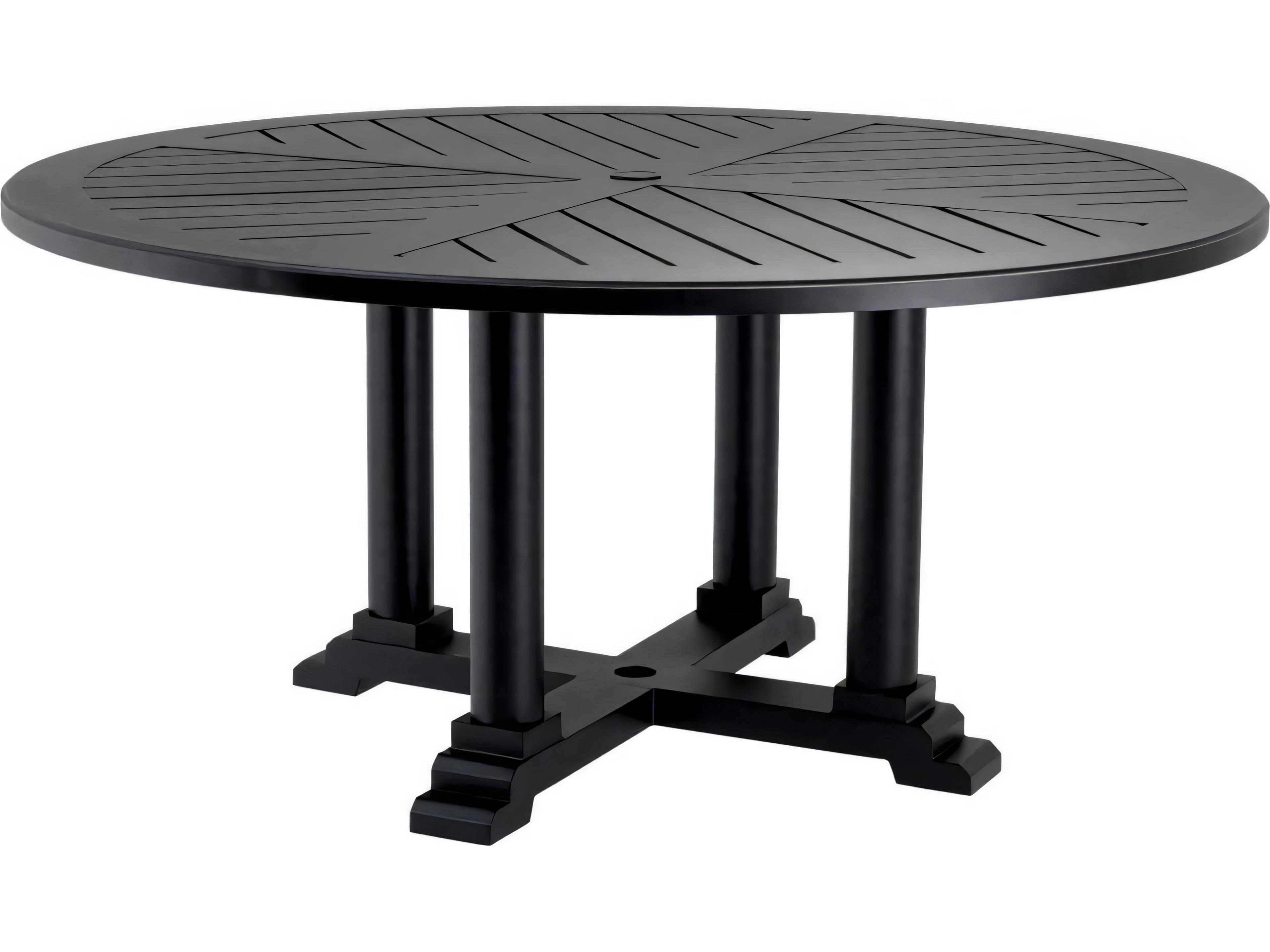 Eichholtz Outdoor Black Finish Dining Table