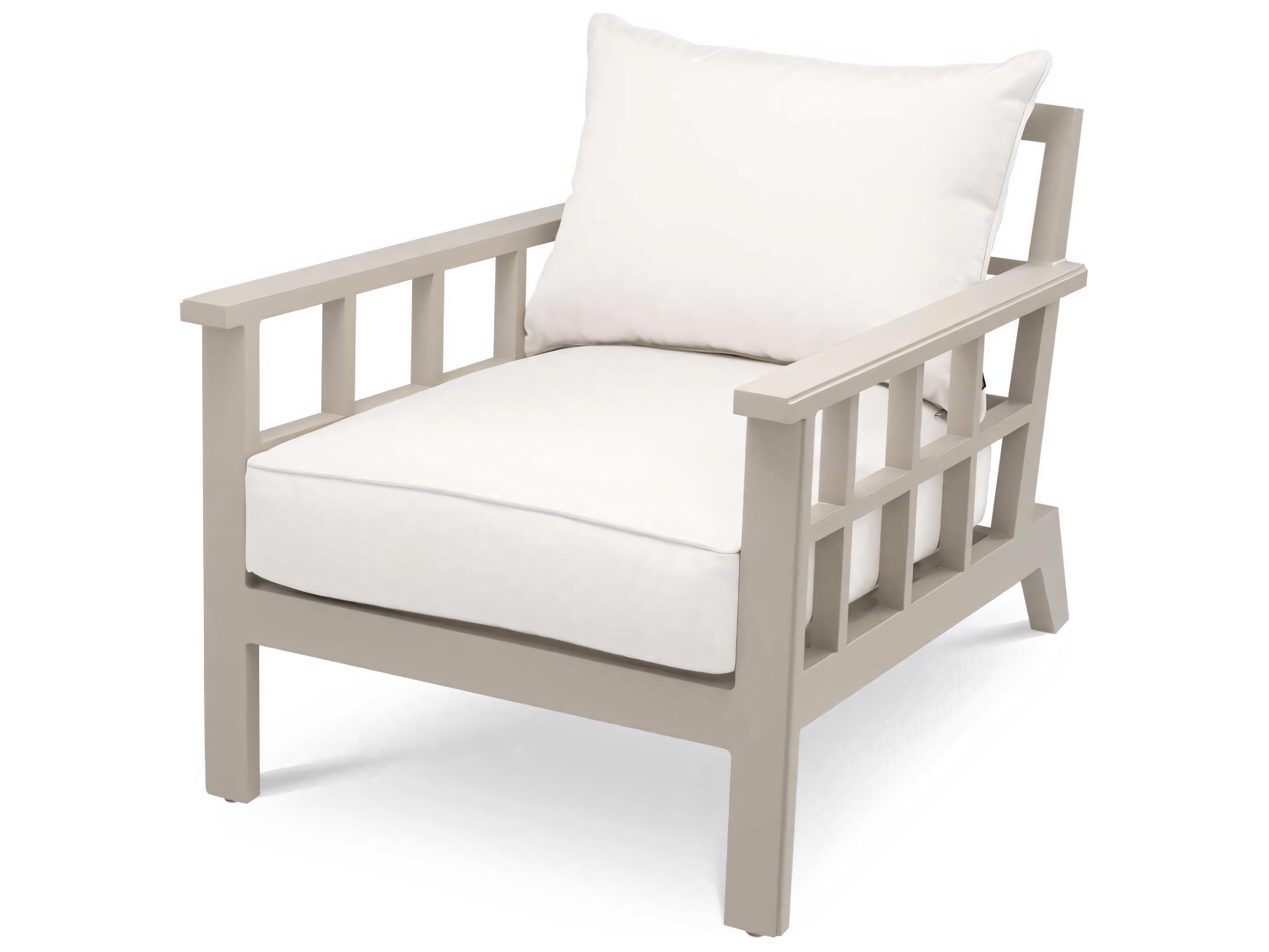 Eichholtz Outdoor Sand Finish Sunbrella Canvas Lounge Chair