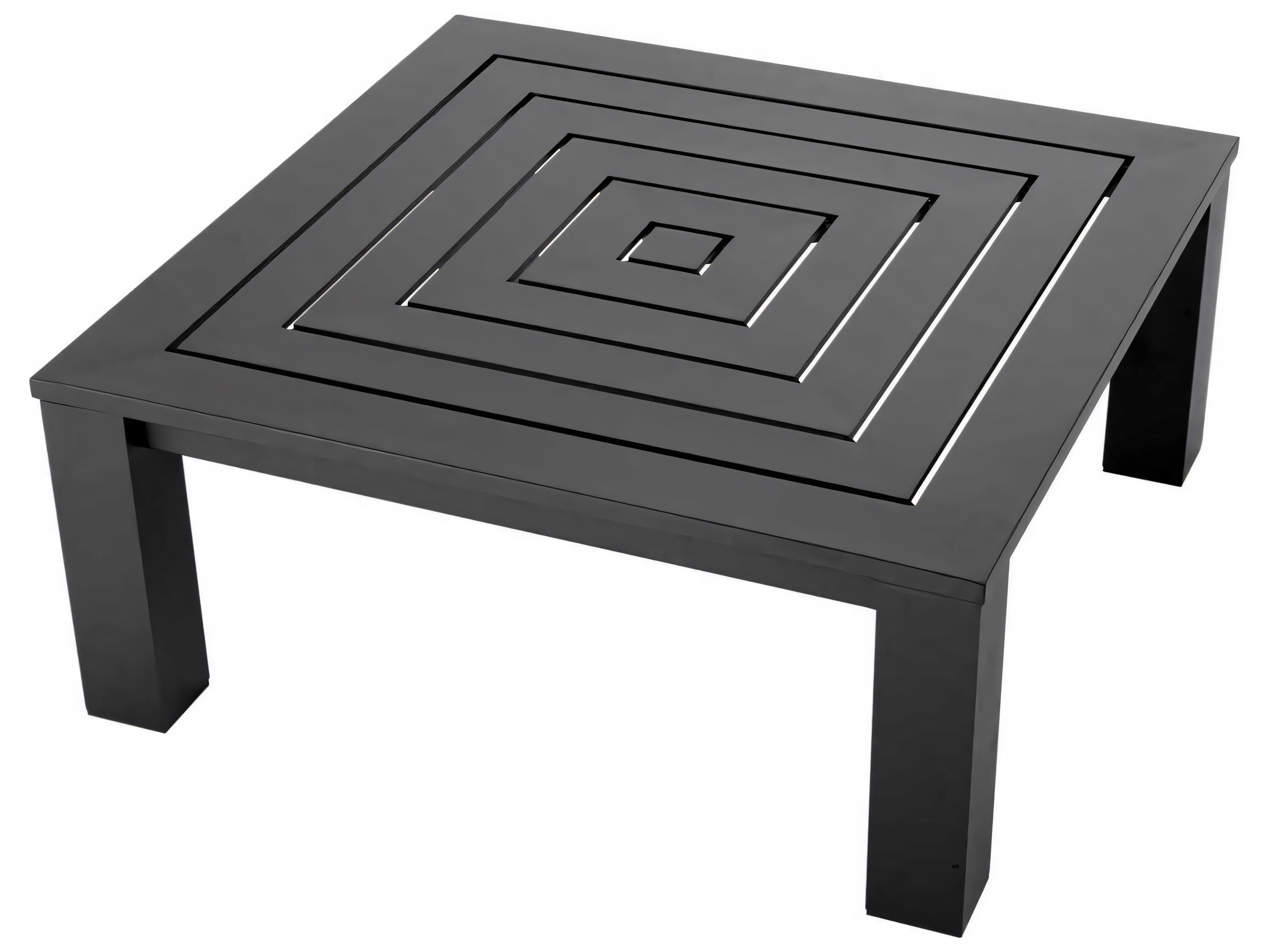 Eichholtz Outdoor Black Finish Coffee Table