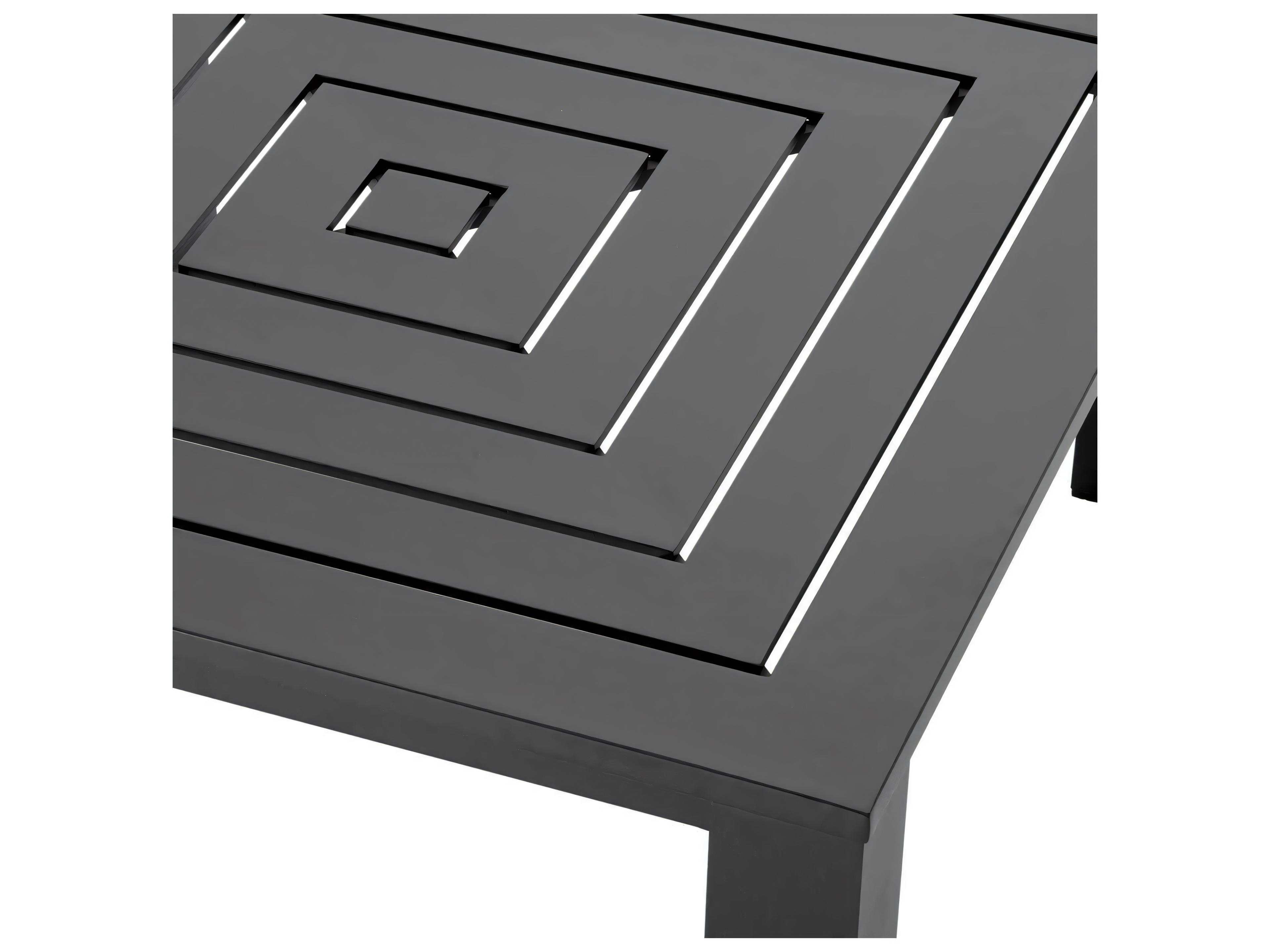 Eichholtz Outdoor Black Finish Coffee Table