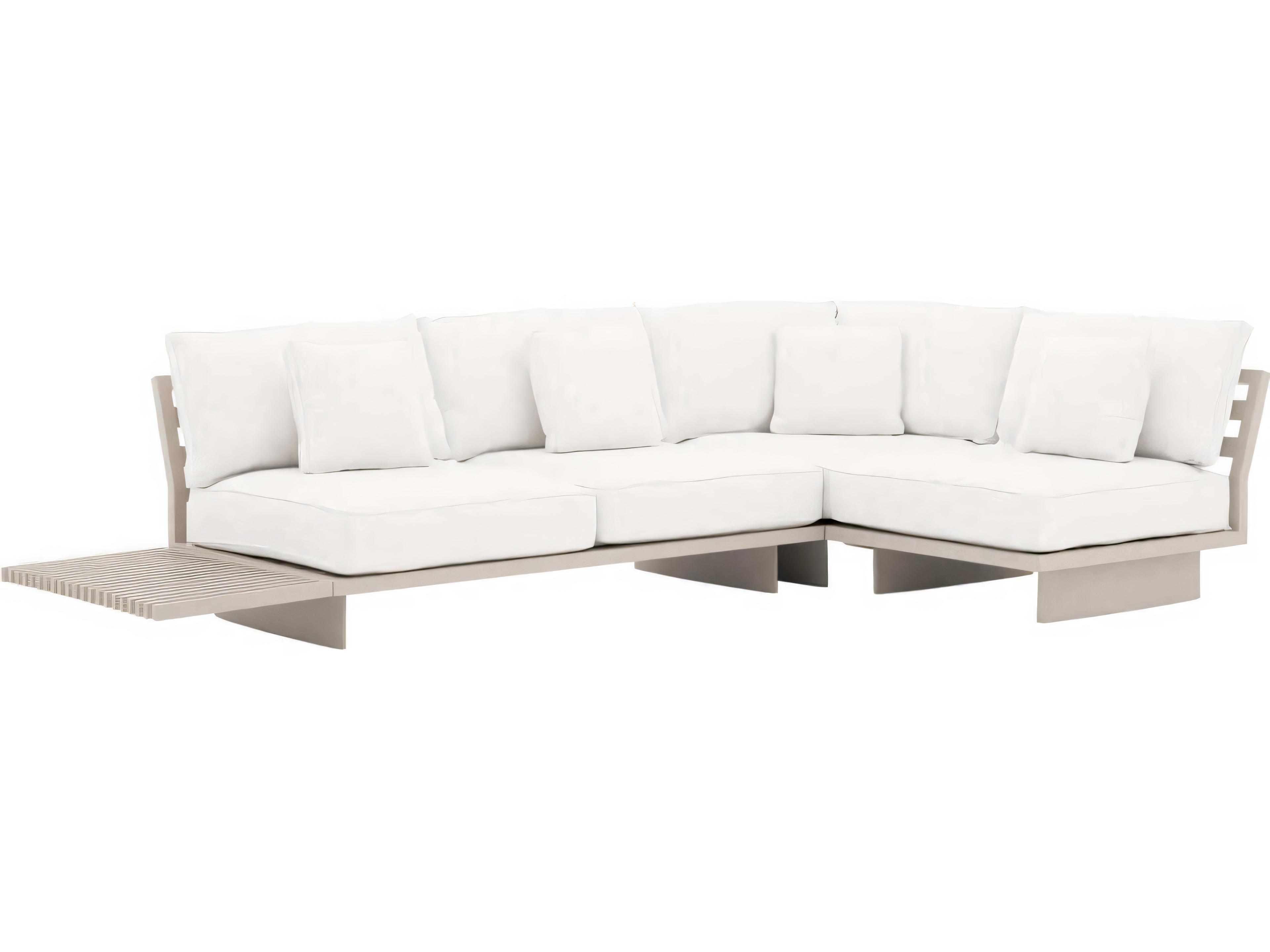 Eichholtz Outdoor Sand Finish Sunbrella Canvas Sofa