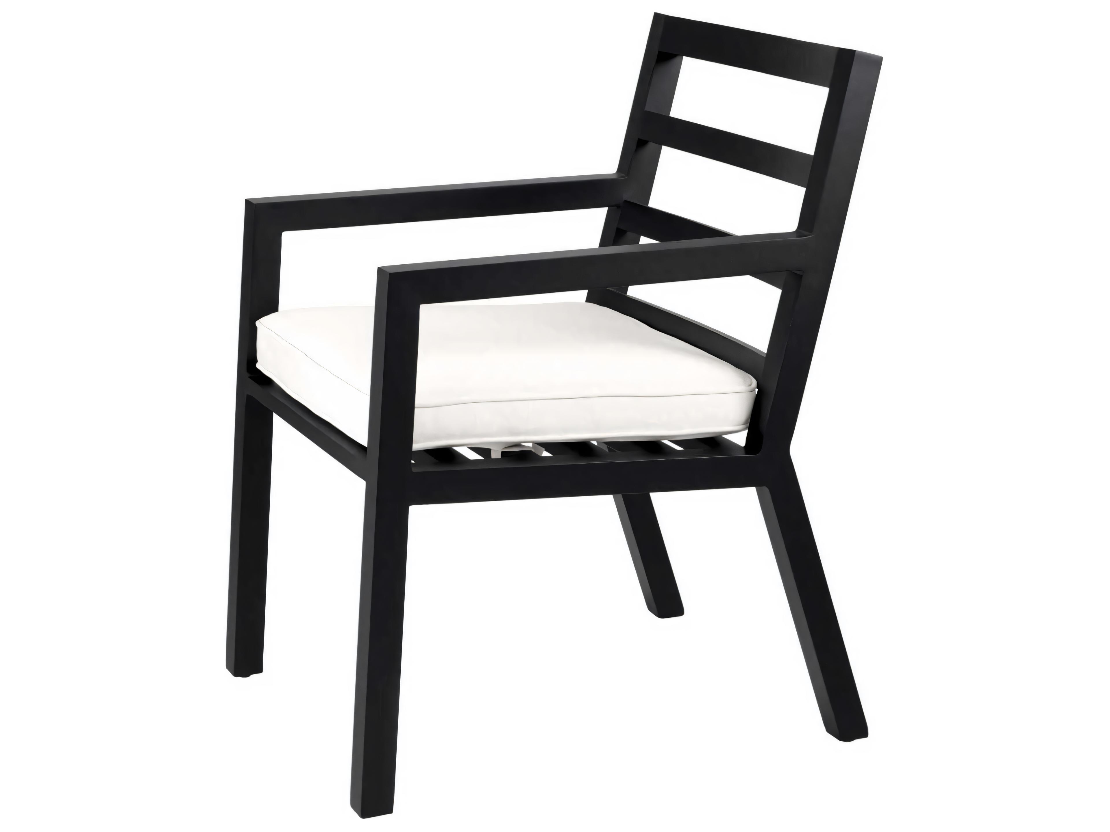 Eichholtz Outdoor Black Finish Sunbrella Canvas Dining Chair