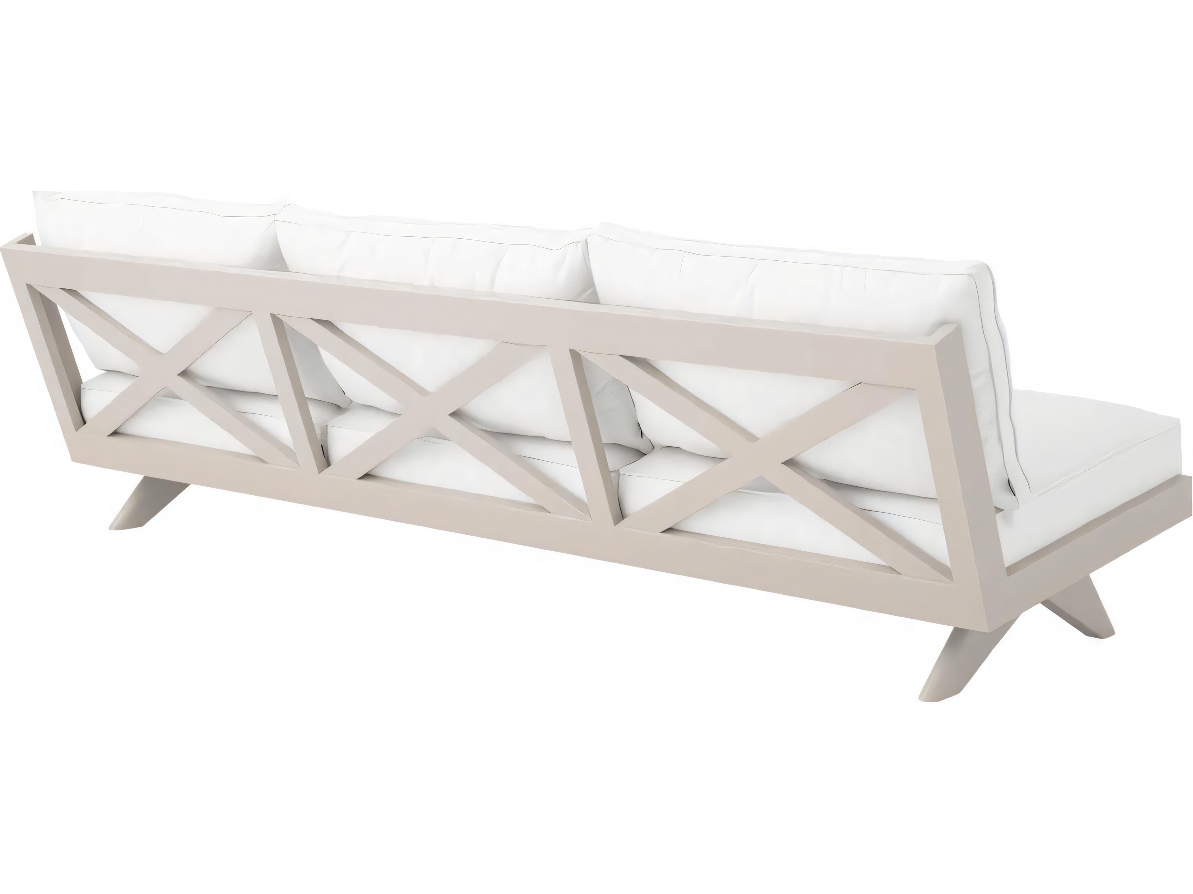 Eichholtz Outdoor Sand Finish Sunbrella Canvas Sofa