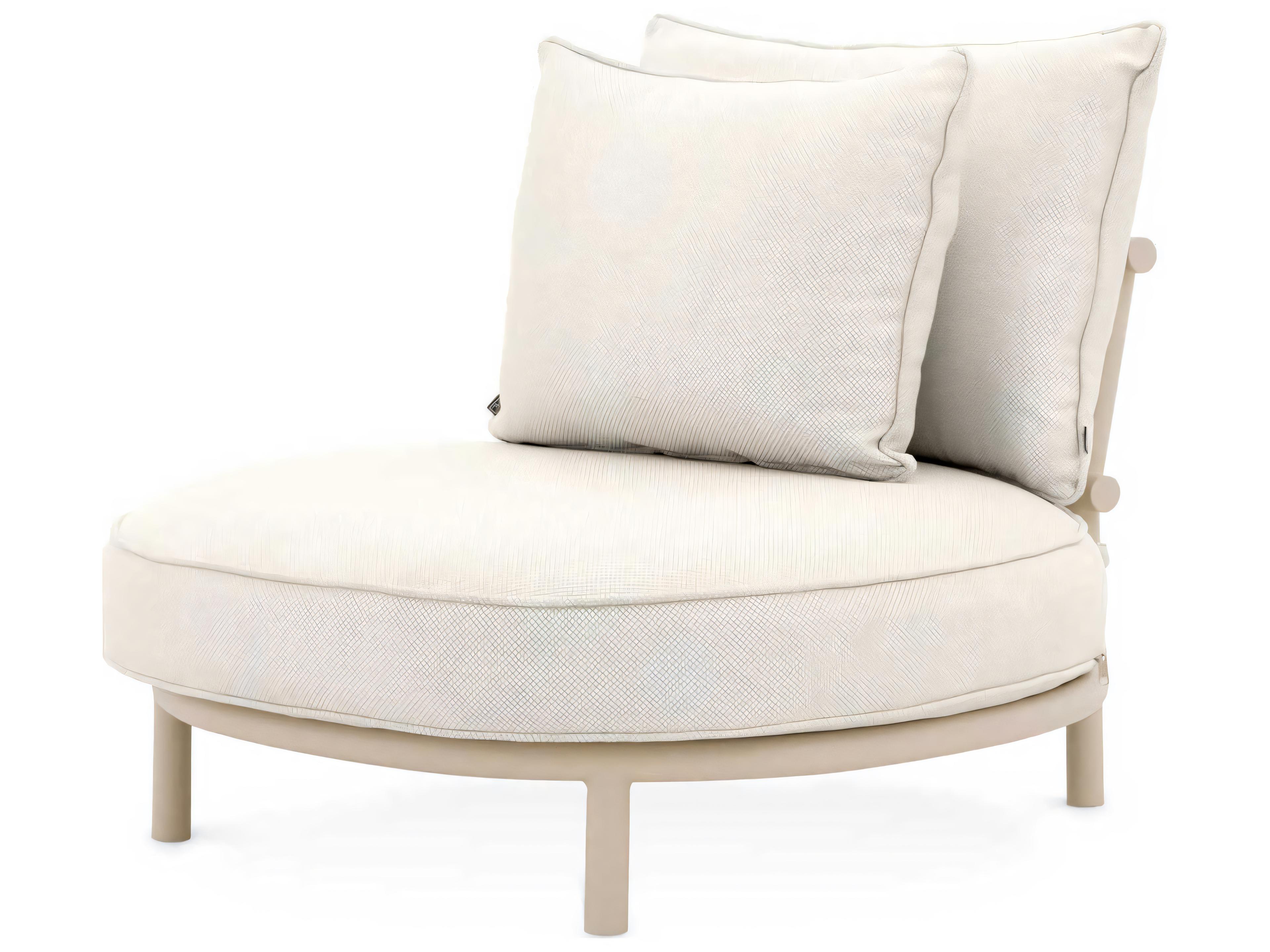 Eichholtz Outdoor Sand Finish Lewis Off-white grey Lounge Chair