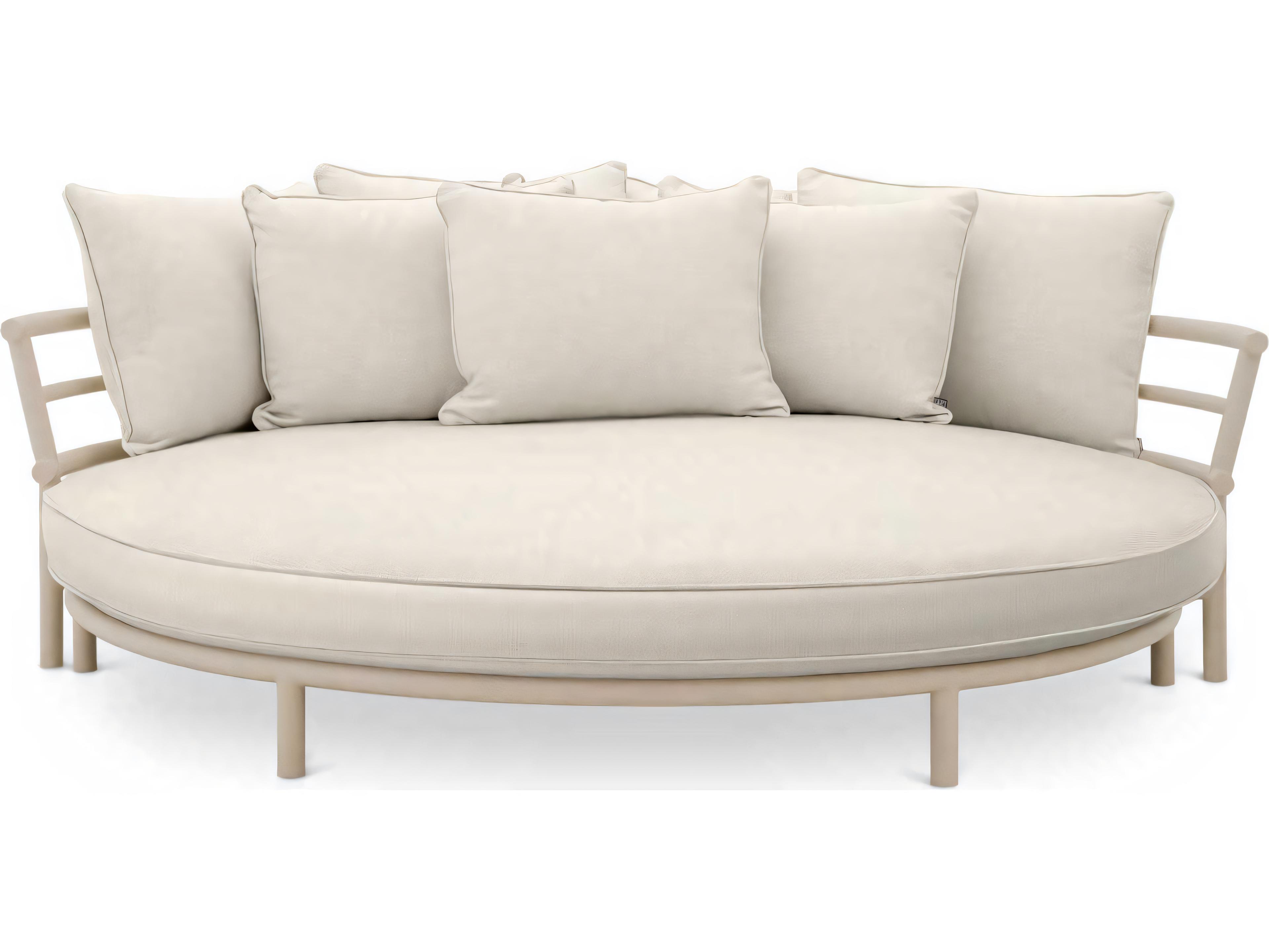Eichholtz Outdoor Sand Finish Lewis Off-white grey Lounge Bed