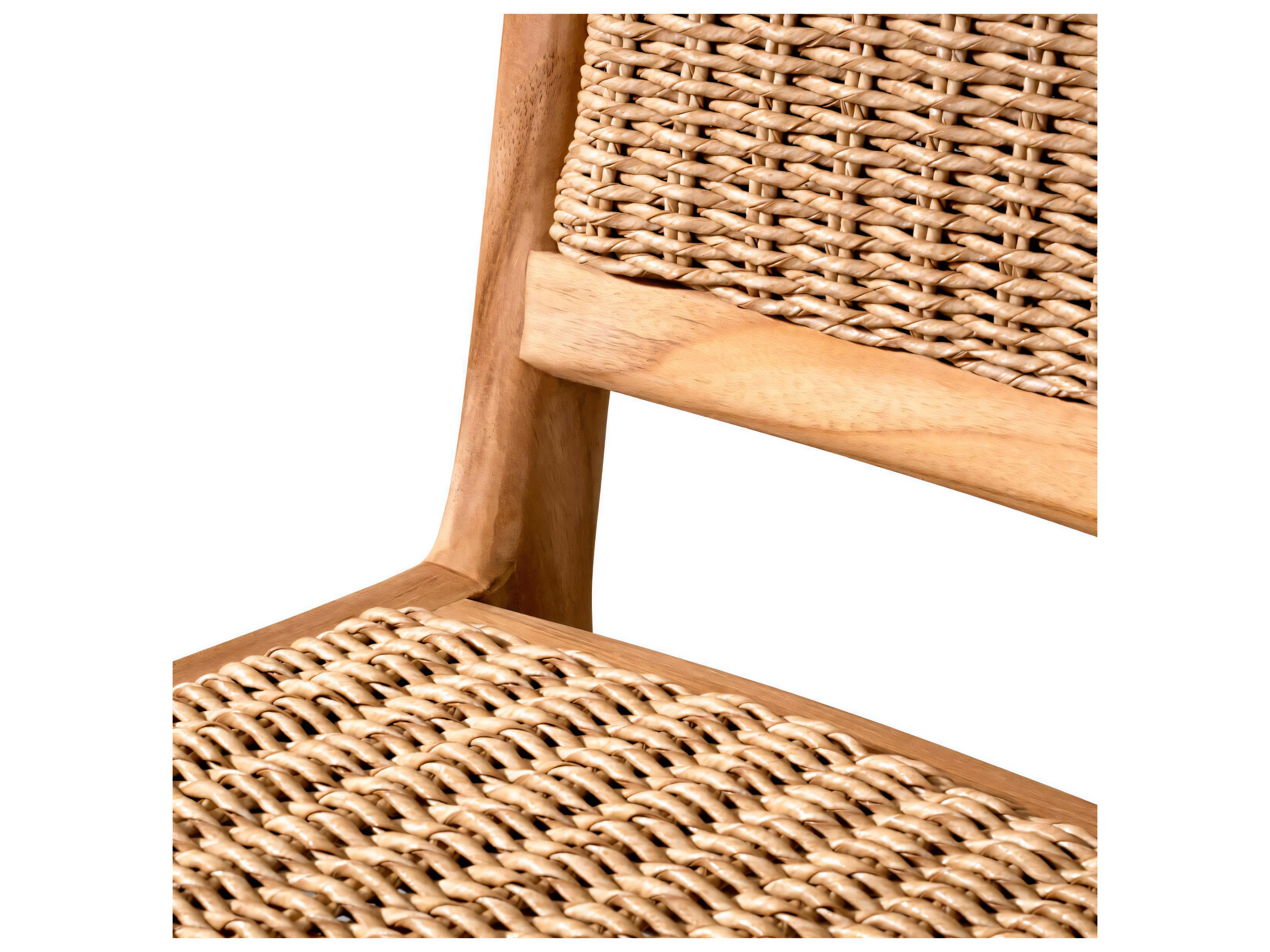 Eichholtz Outdoor Natural Teak Weave Dining Chair
