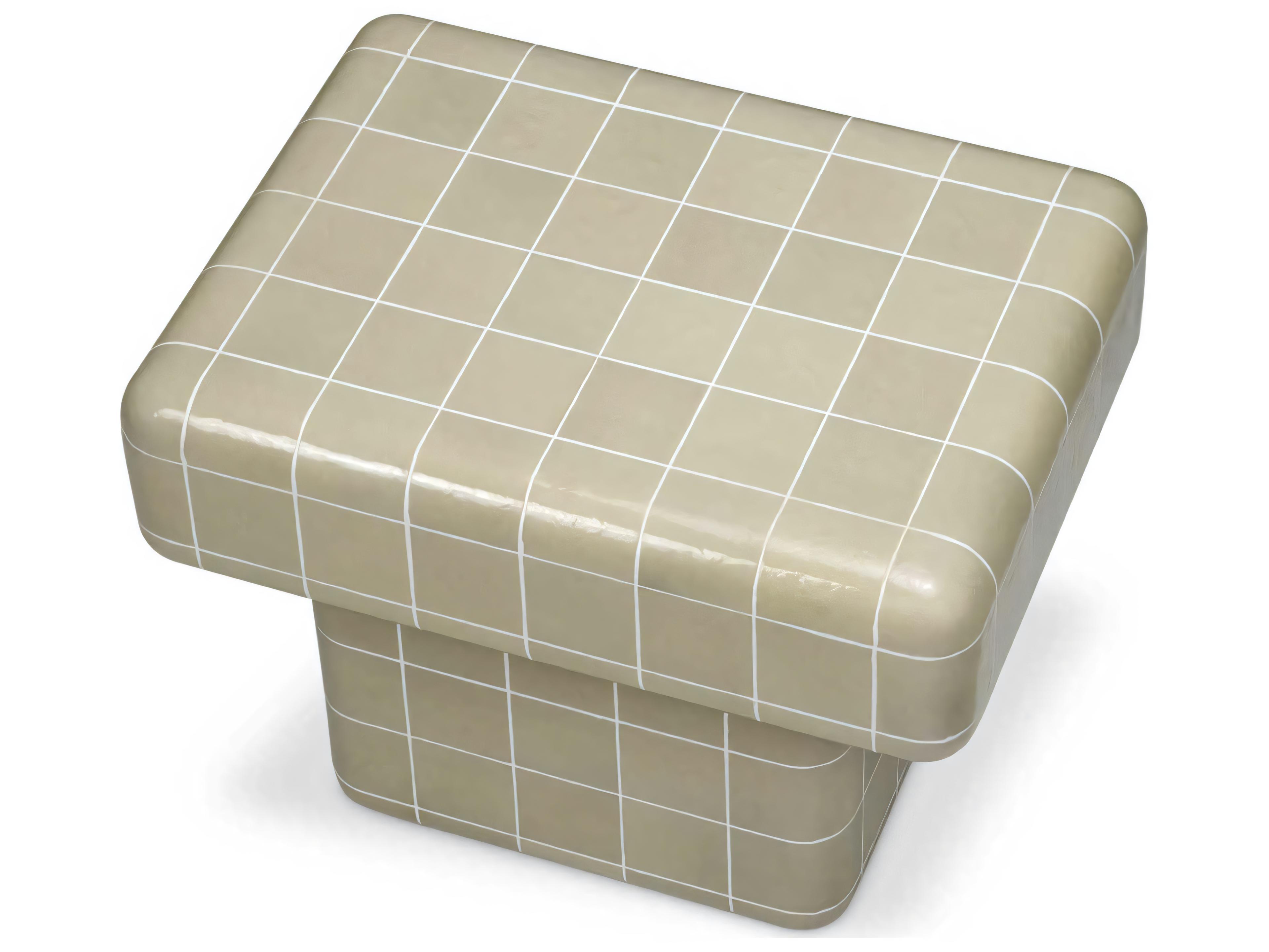 Eichholtz Outdoor Light Grey Glaze End Table