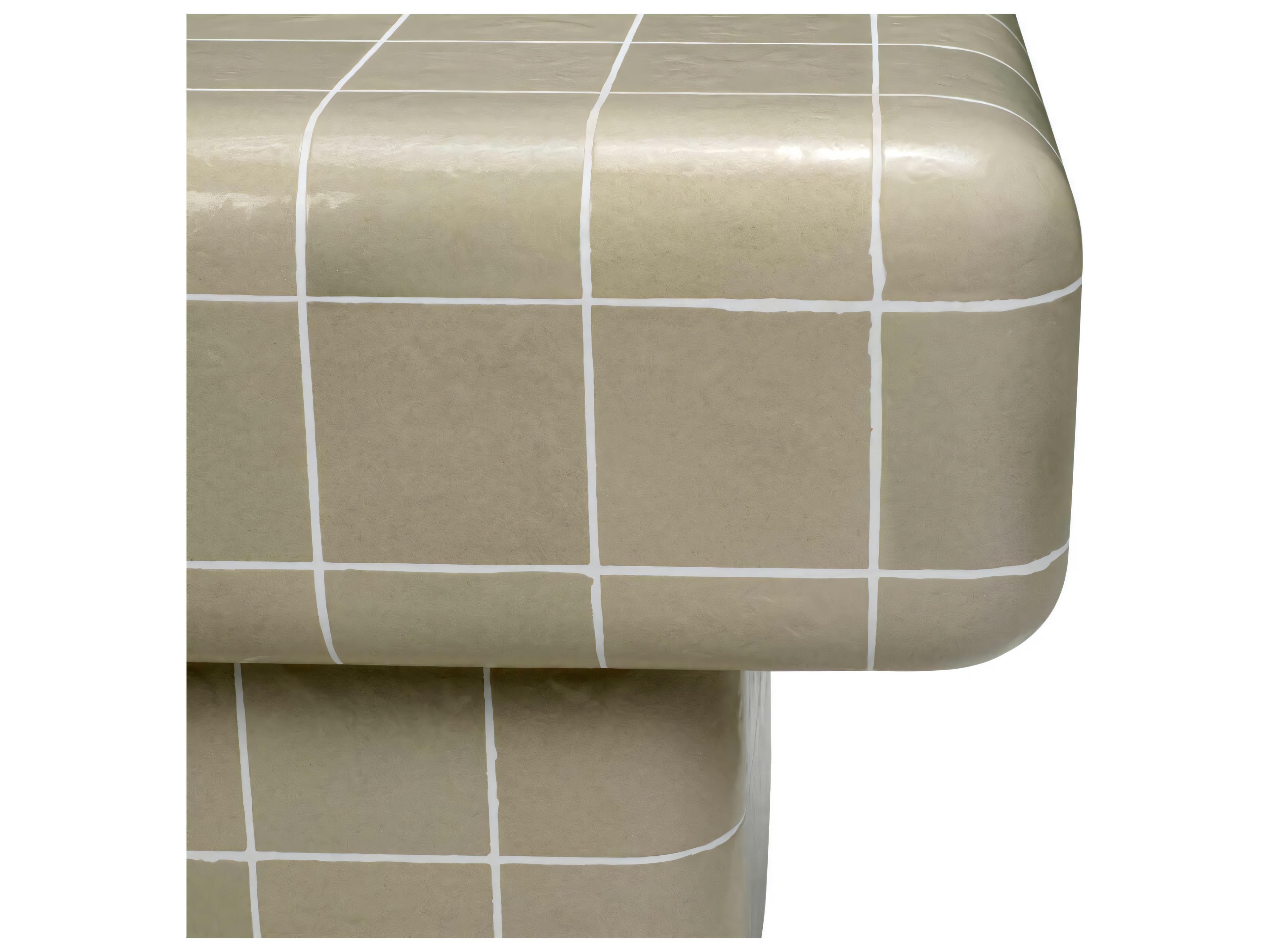 Eichholtz Outdoor Light Grey Glaze End Table