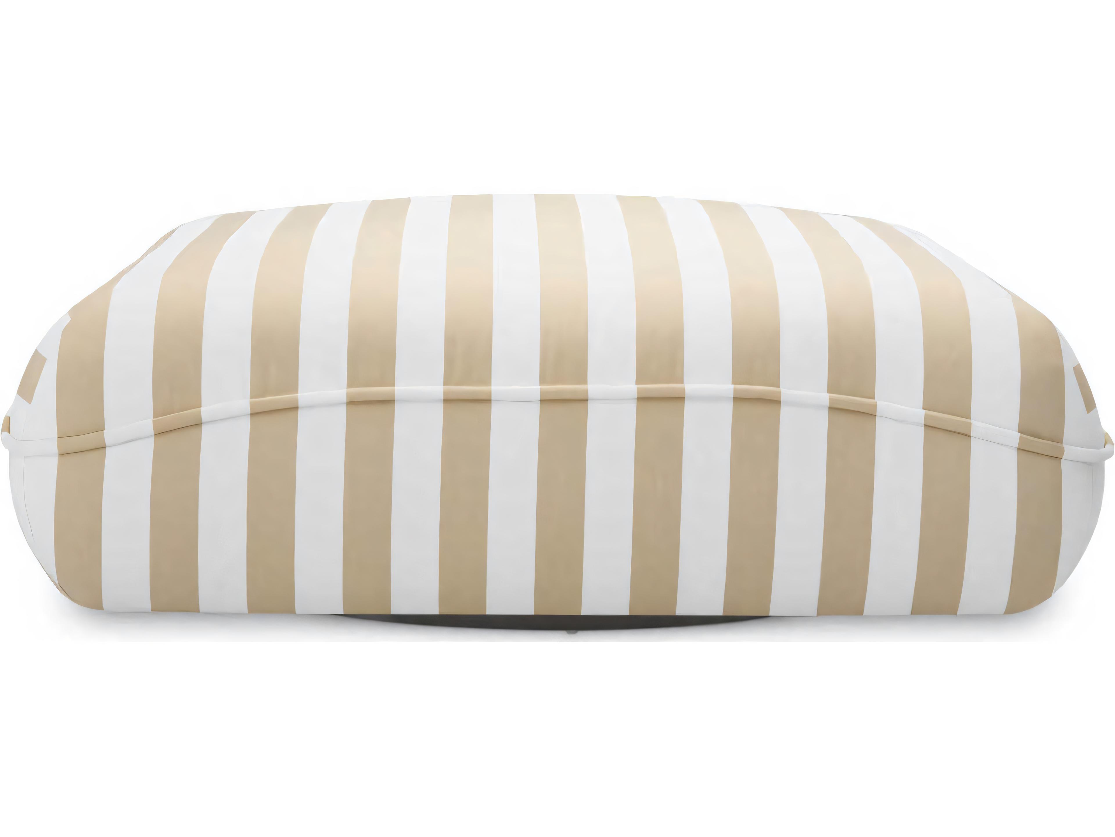Eichholtz Outdoor Florent Beige Ottoman
