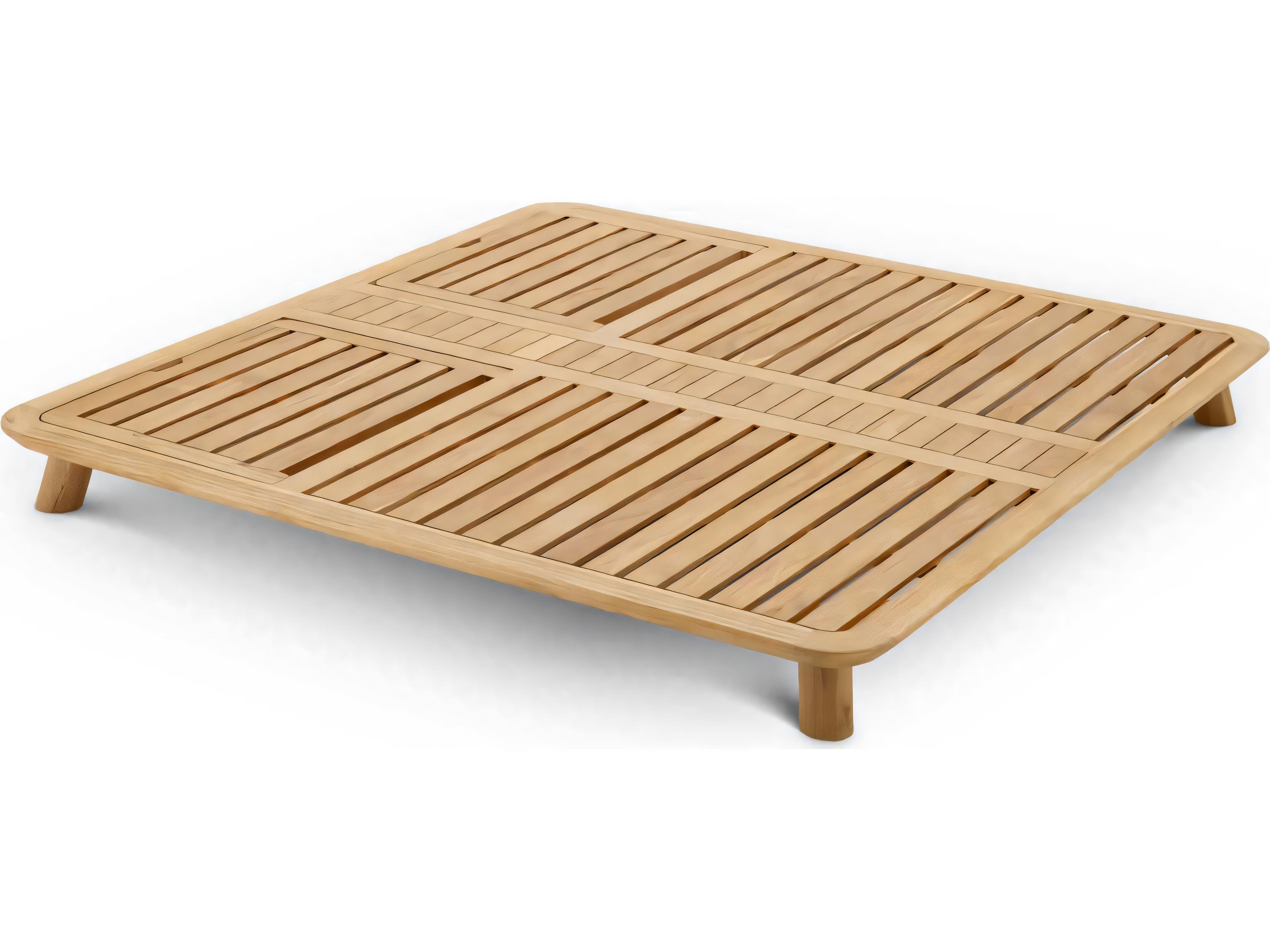 Eichholtz Outdoor Natural Teak Viola Sand Lounge Bed