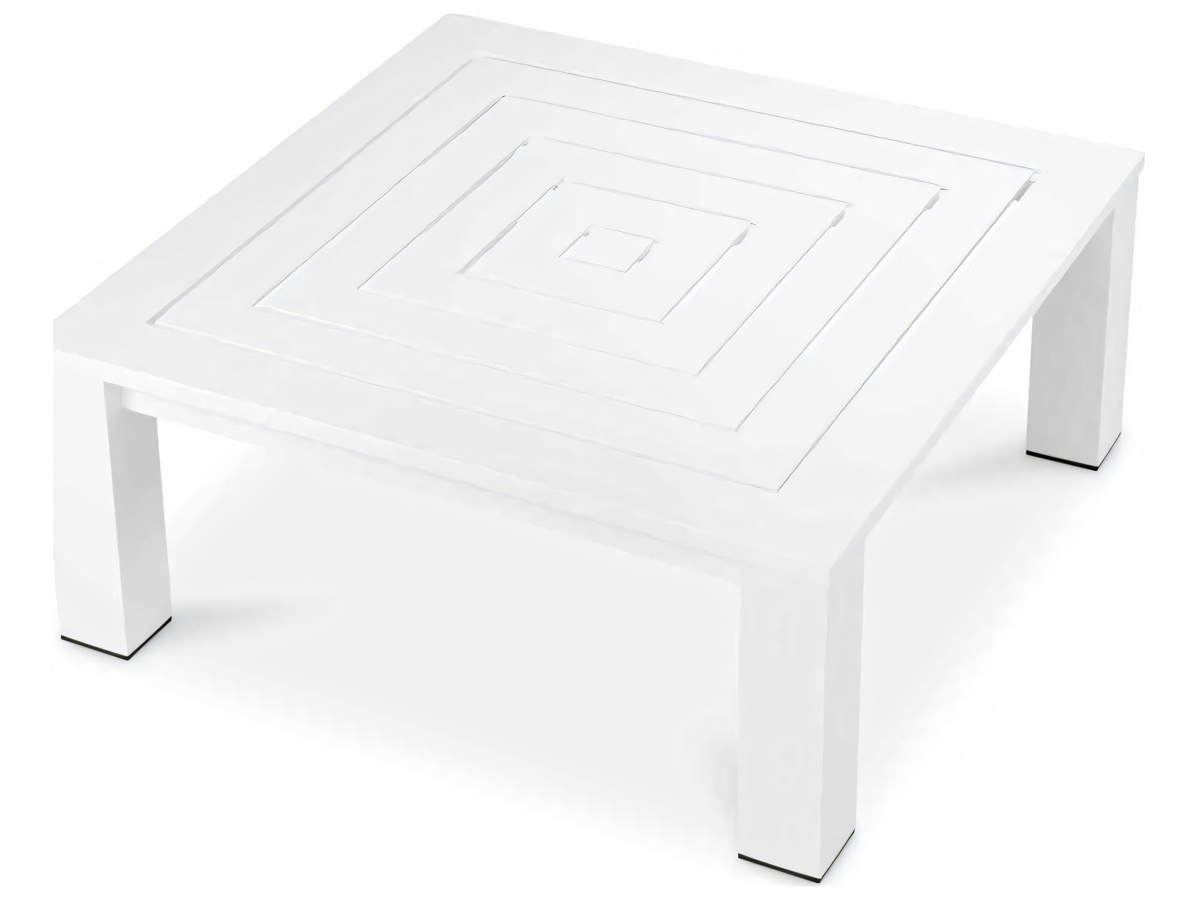 Eichholtz Outdoor Matte White Finish Coffee Table