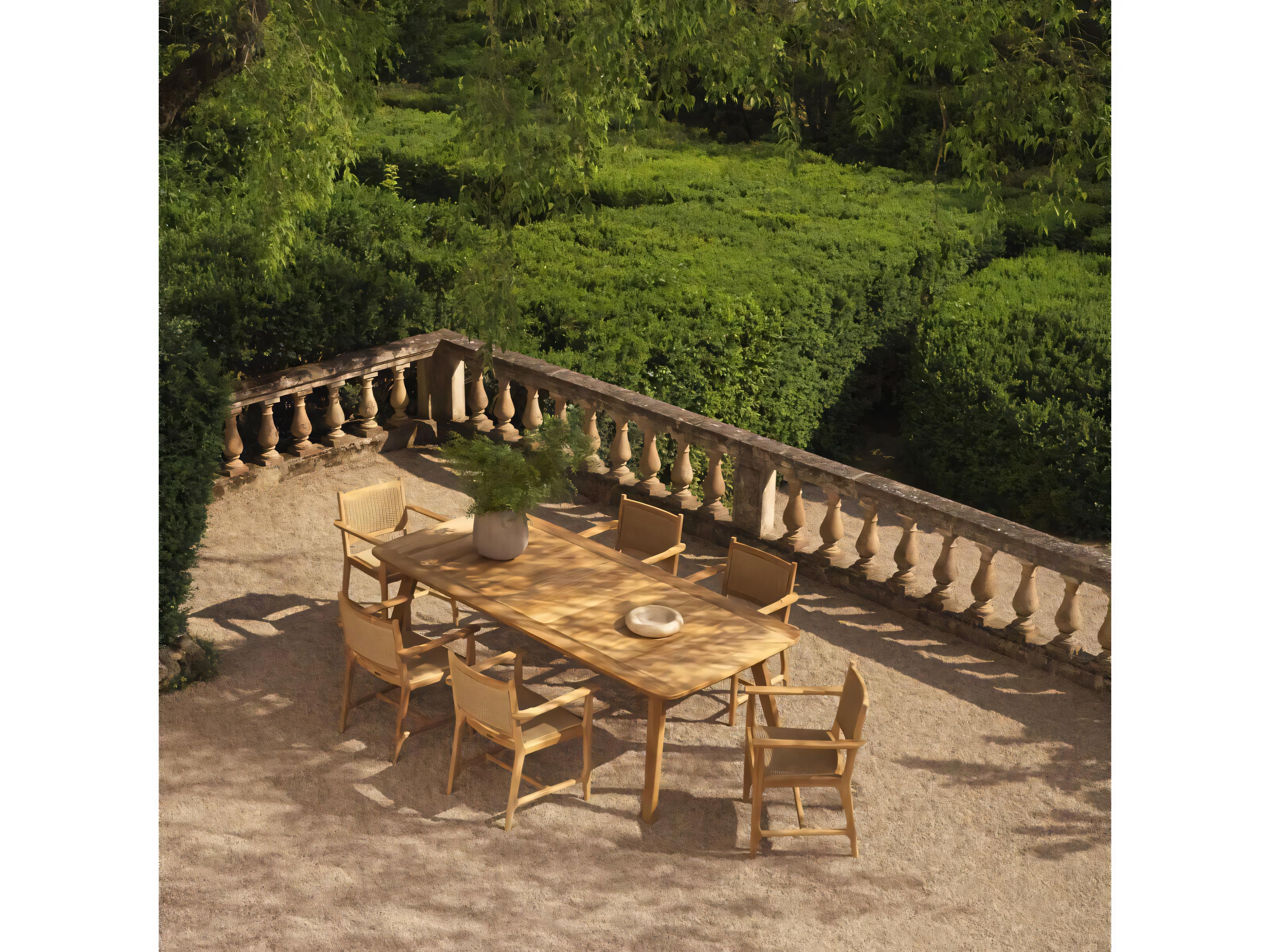 Eichholtz Outdoor Pivetti Teak Dining Set