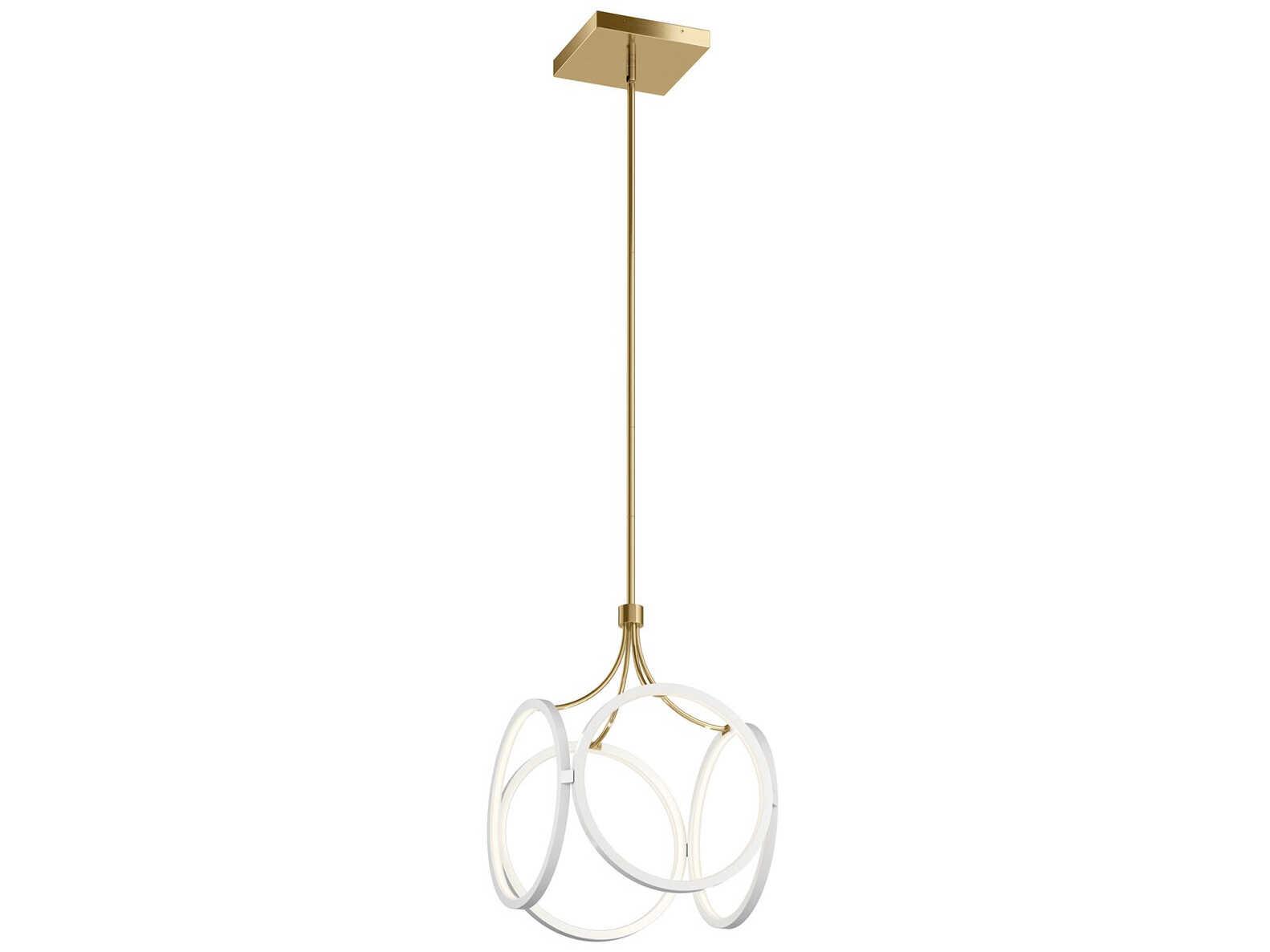 Elan Ciri 1-Light White Gold LED Pendant