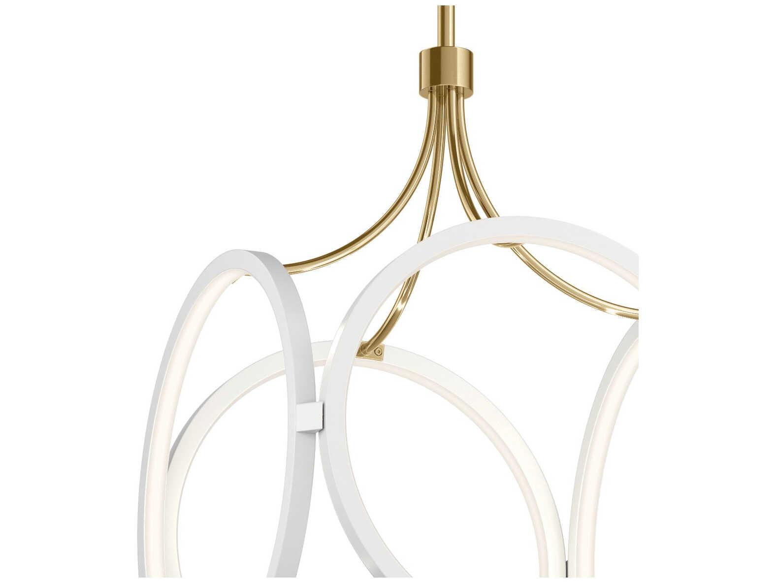 Elan Ciri 1-Light White Gold LED Pendant
