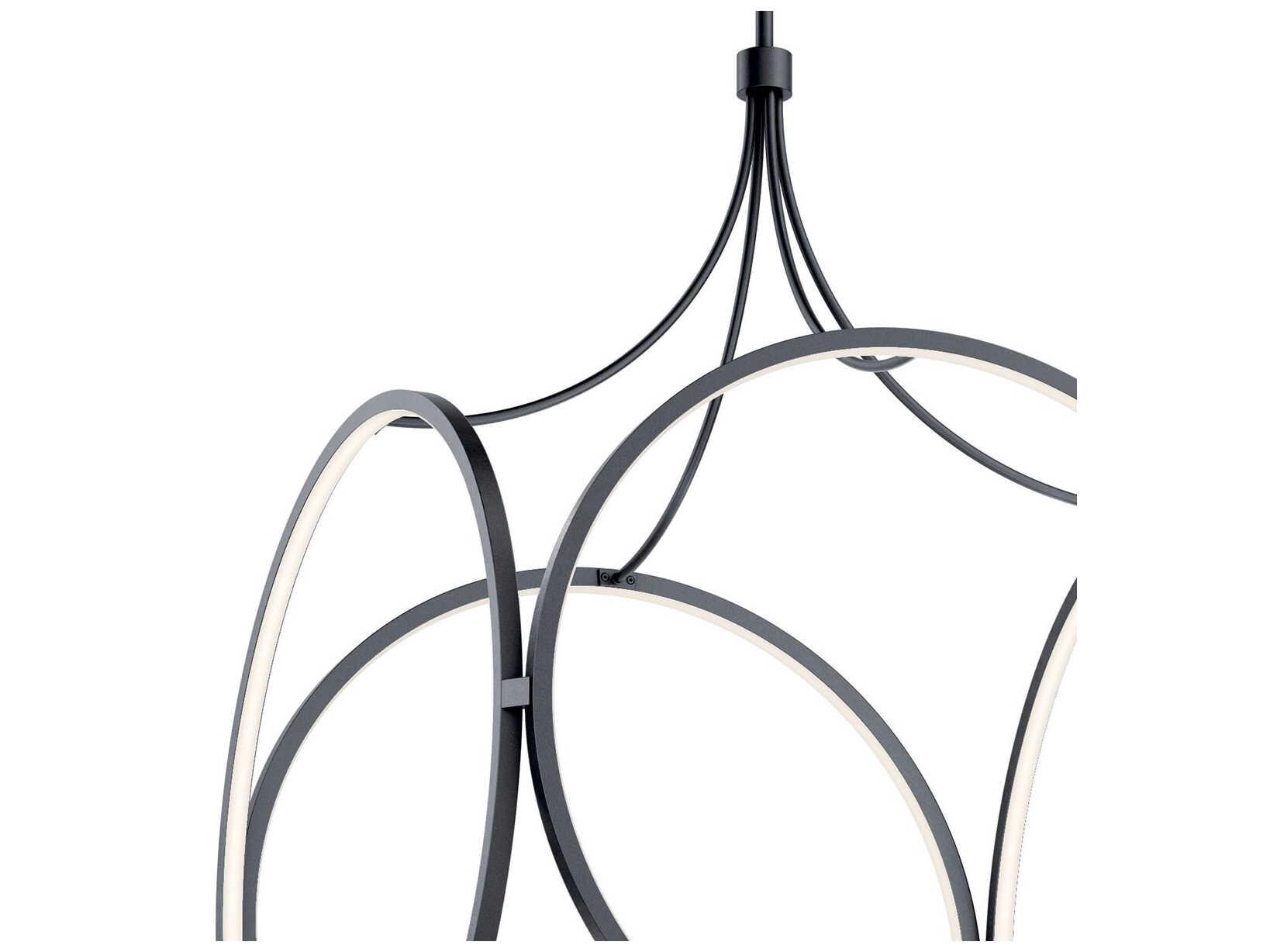Elan Ciri 1-Light Matte Black LED Pendant