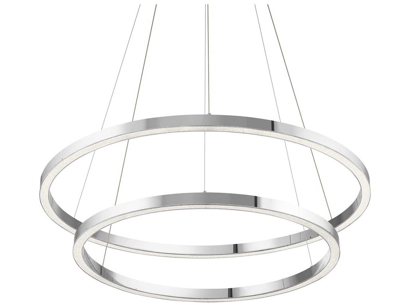 Elan Opus Chrome LED Round Pendant