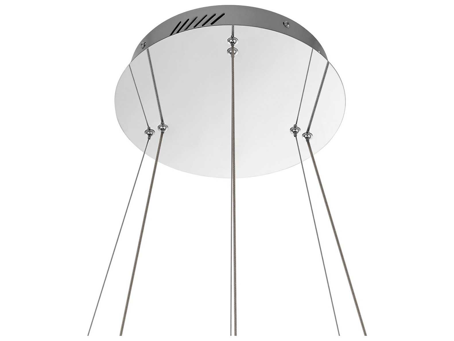 Elan Opus Chrome LED Round Pendant