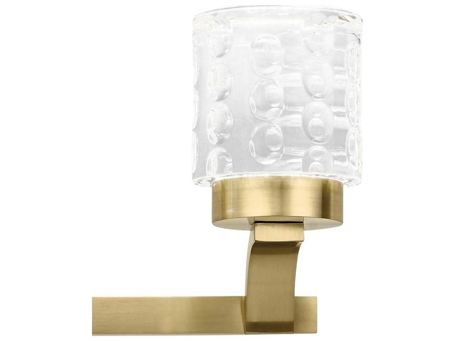 Elan Rene 4-Light Champagne Gold LED Vanity Light