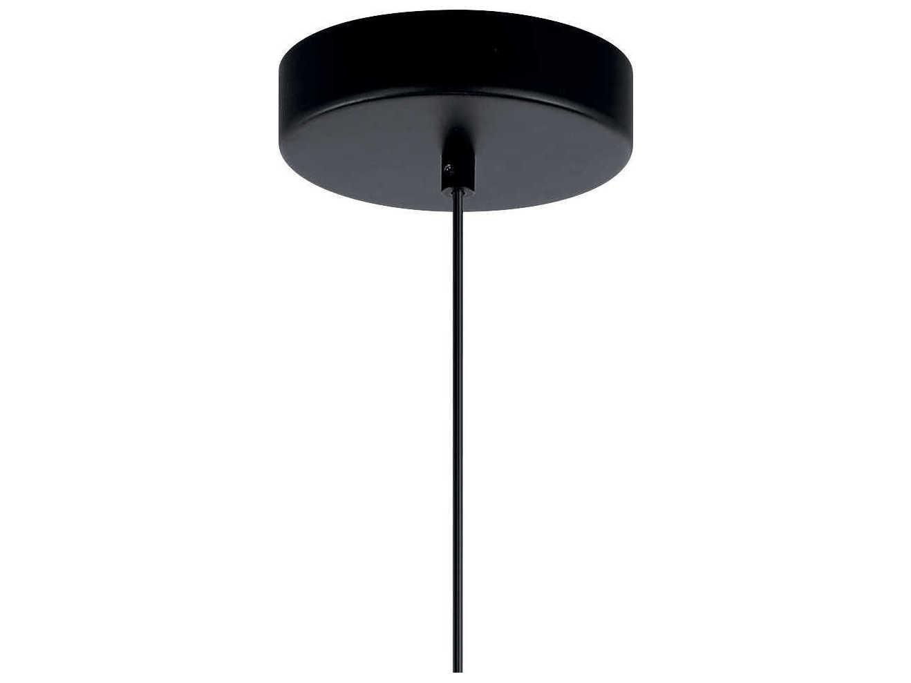 Elan Kordan 1-Light Matte Black Nickel LED Geometric Mini Pendant
