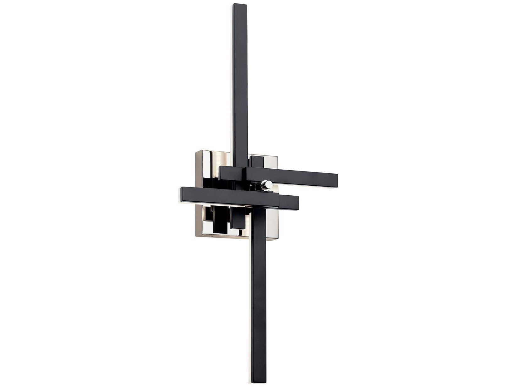 Elan Charter 4-Light Matte Black LED Wall Sconce