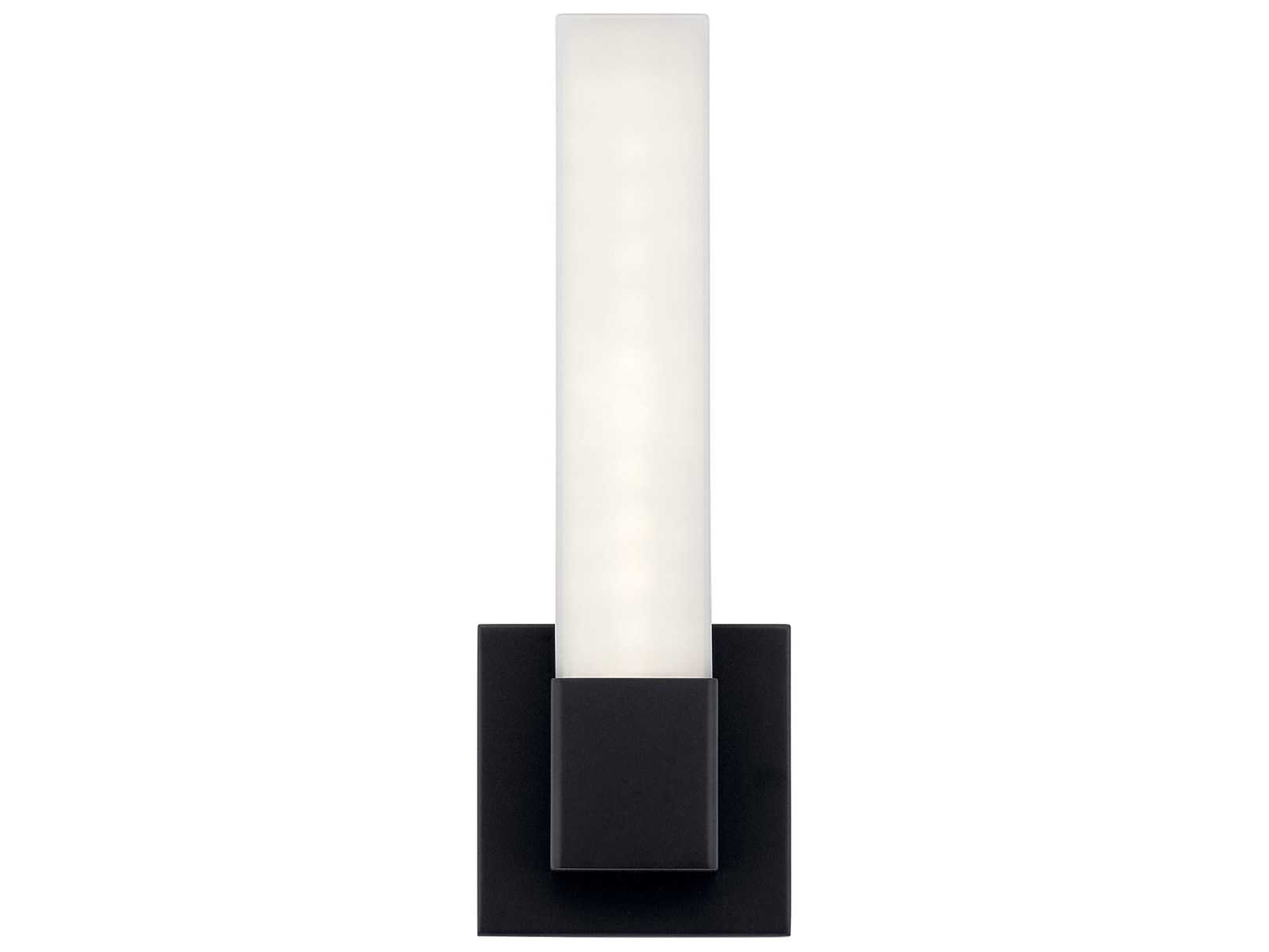Elan Neltev 2-Light Matte Black LED Vanity Light