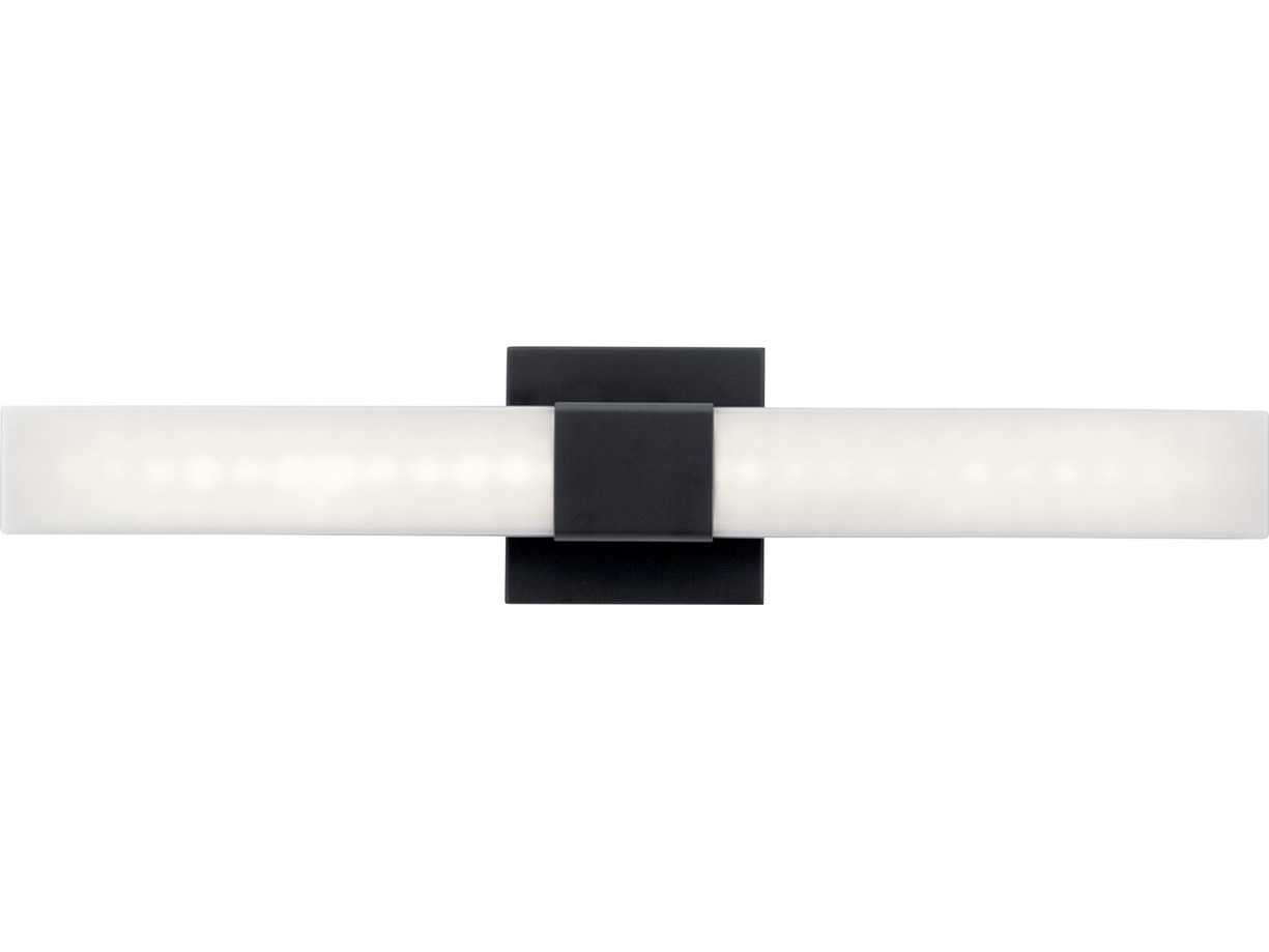 Elan Neltev 1-Light Matte Black LED Vanity Light