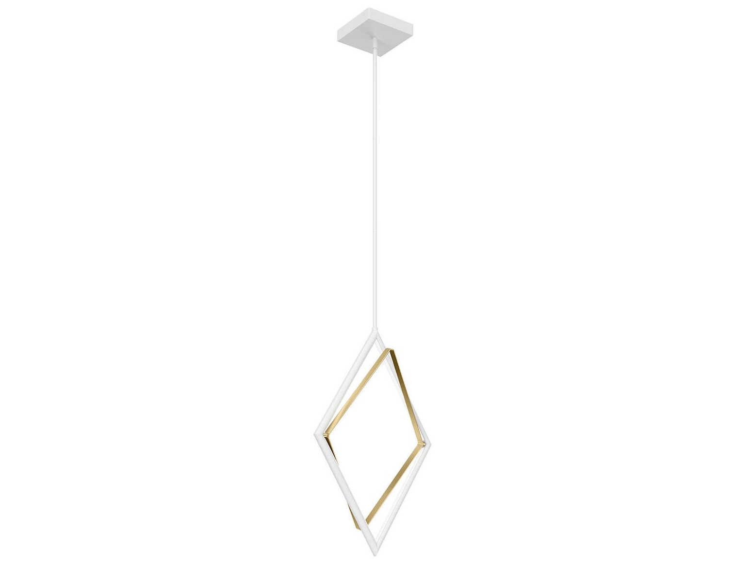 Elan Darski 1-Light White LED Geometric Pendant
