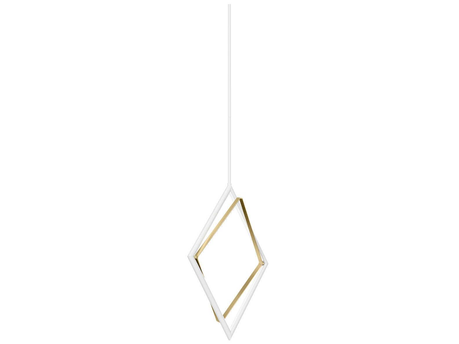 Elan Darski 1-Light White LED Geometric Pendant