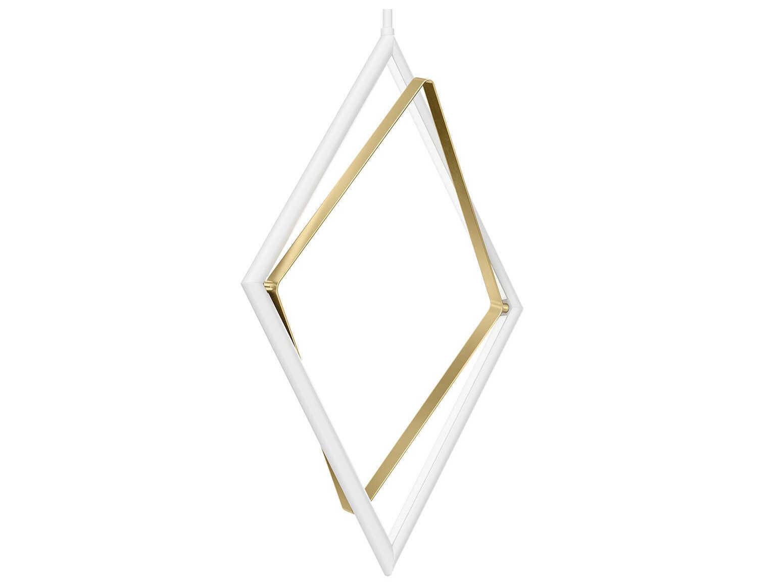 Elan Darski 1-Light White LED Geometric Pendant