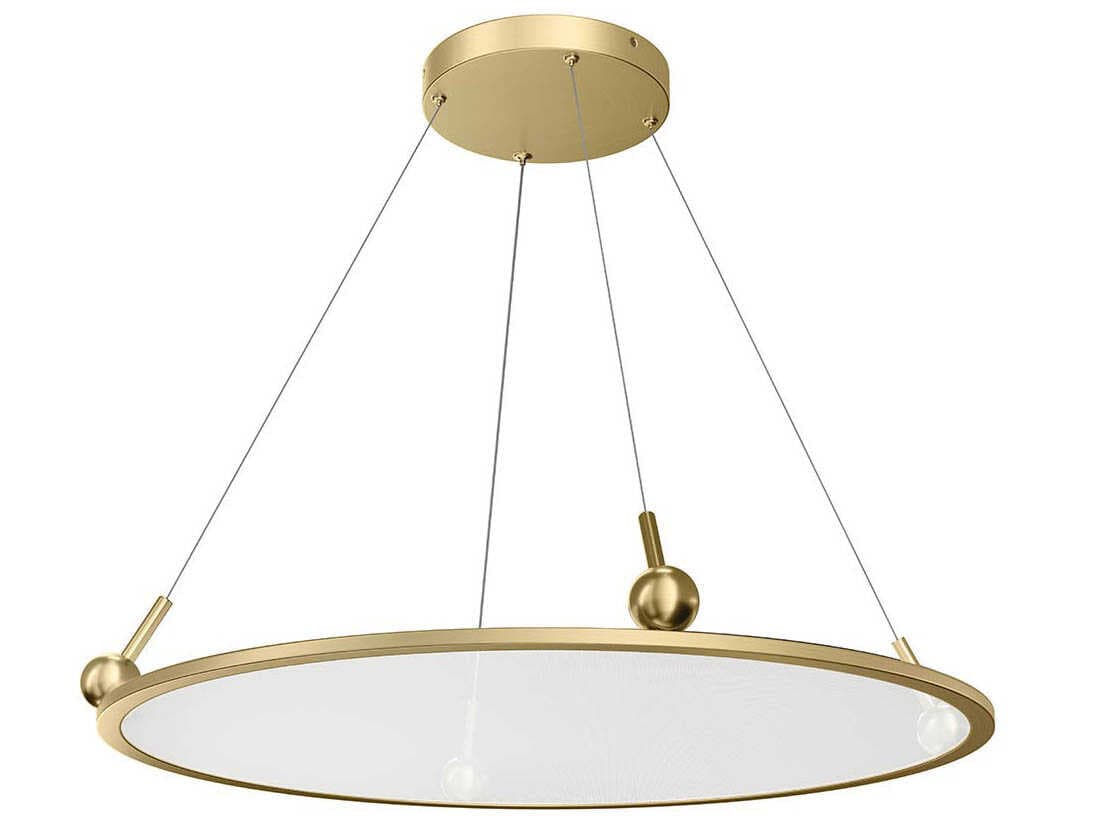 Elan Jovian 1-Light Champagne Gold LED Linear Pendant