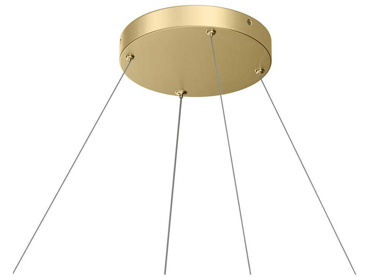 Elan Jovian 1-Light Champagne Gold LED Linear Pendant